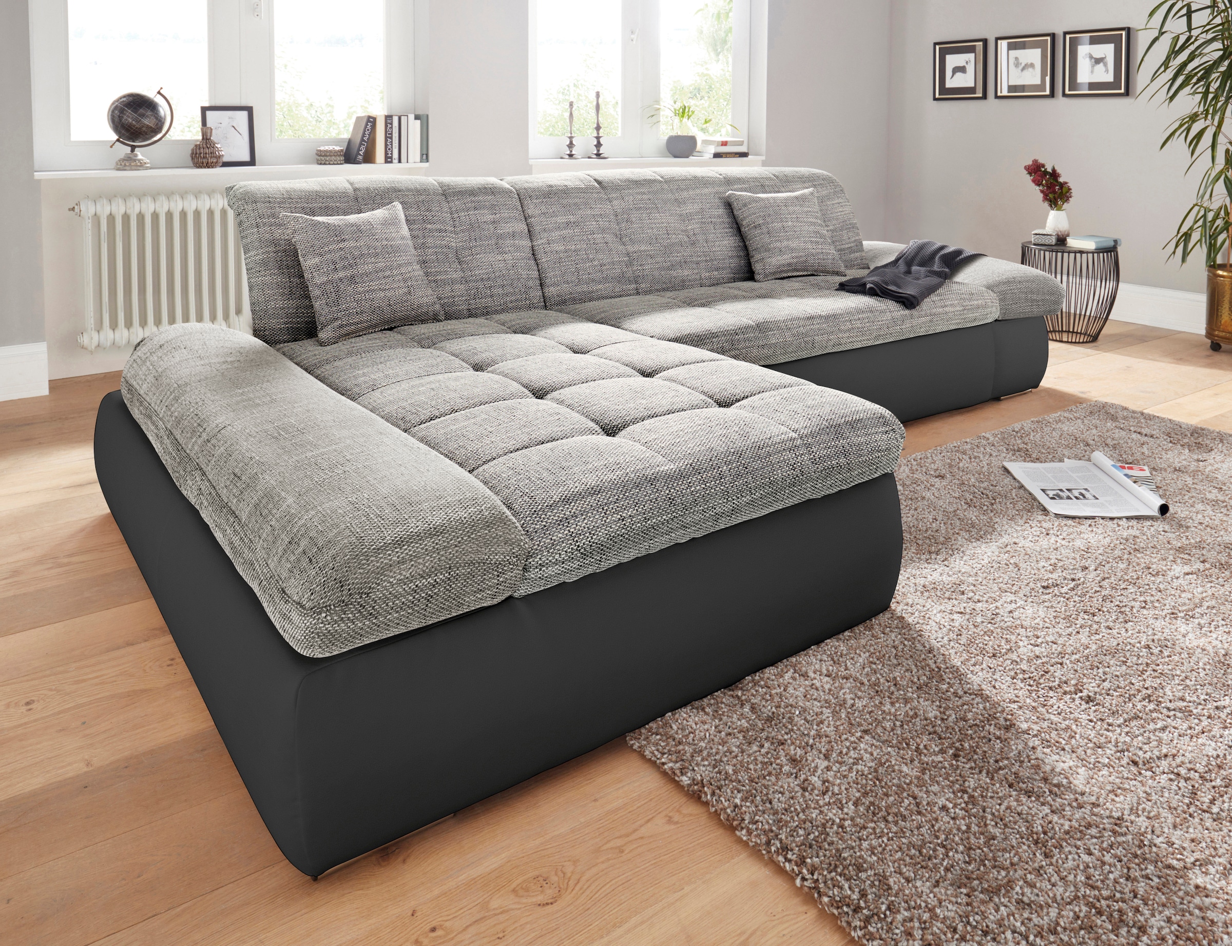 Ecksofa »Moric Luxus - B/T/H 300/172/80 cm«, XXL-Format, L-Form, bis 140kg pro...