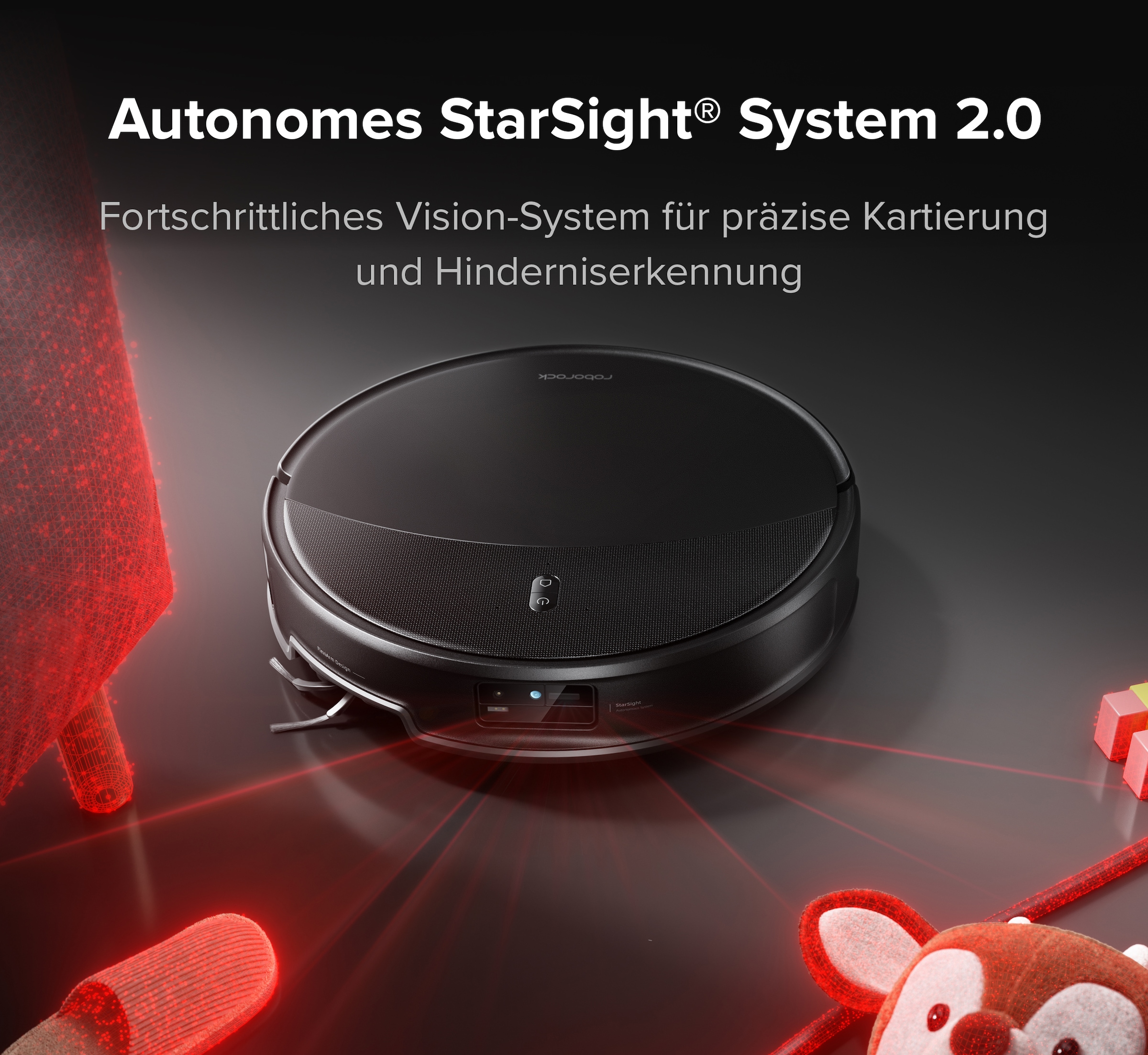 Roborock Saugroboter »mit Wischfunktion Saros 20X mit 36.000 Pa Saugkraft & hohem Wischdruck« Mop-Abnahme, überwindet 8,8cm hohe Schwellen, StarSight2.0 Navigation