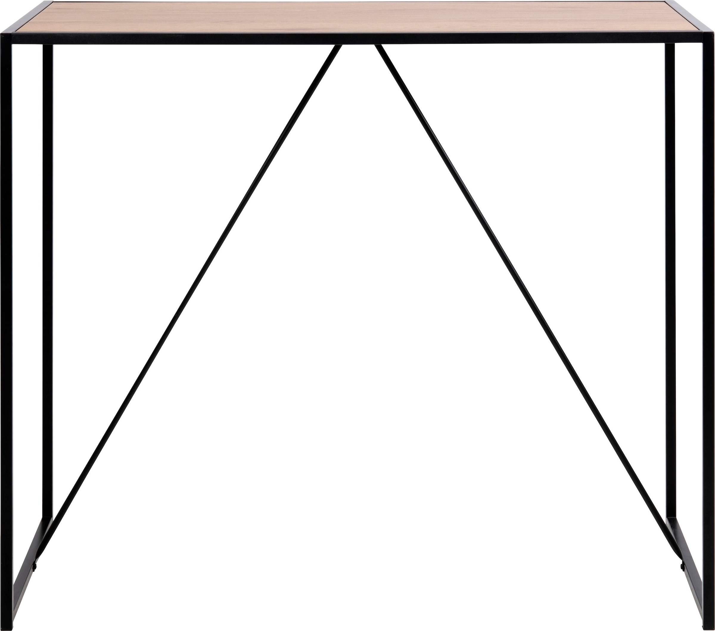 ACTONA GROUP Bartisch, mit schmalem Metallfuß, Breite 120 cm, in weiteren Variationen