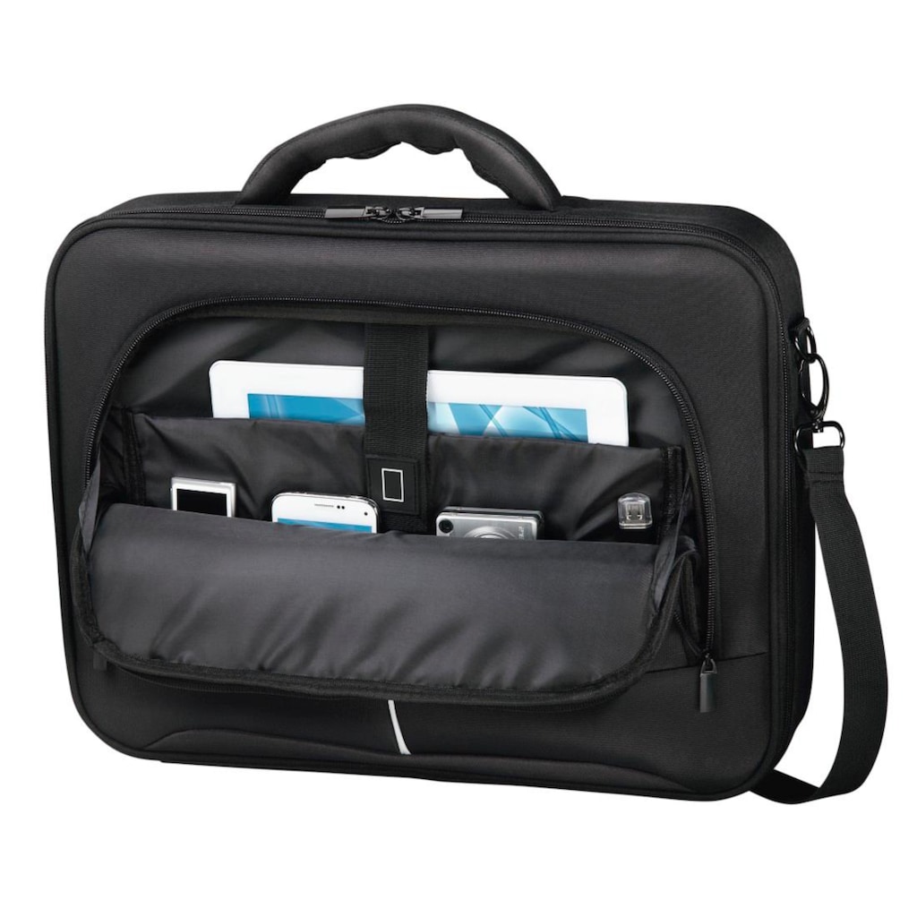 Hama Laptoptasche »Notebook Tasche bis 40 cm (15,6 Zoll) mit Trolleyband, schwarz«