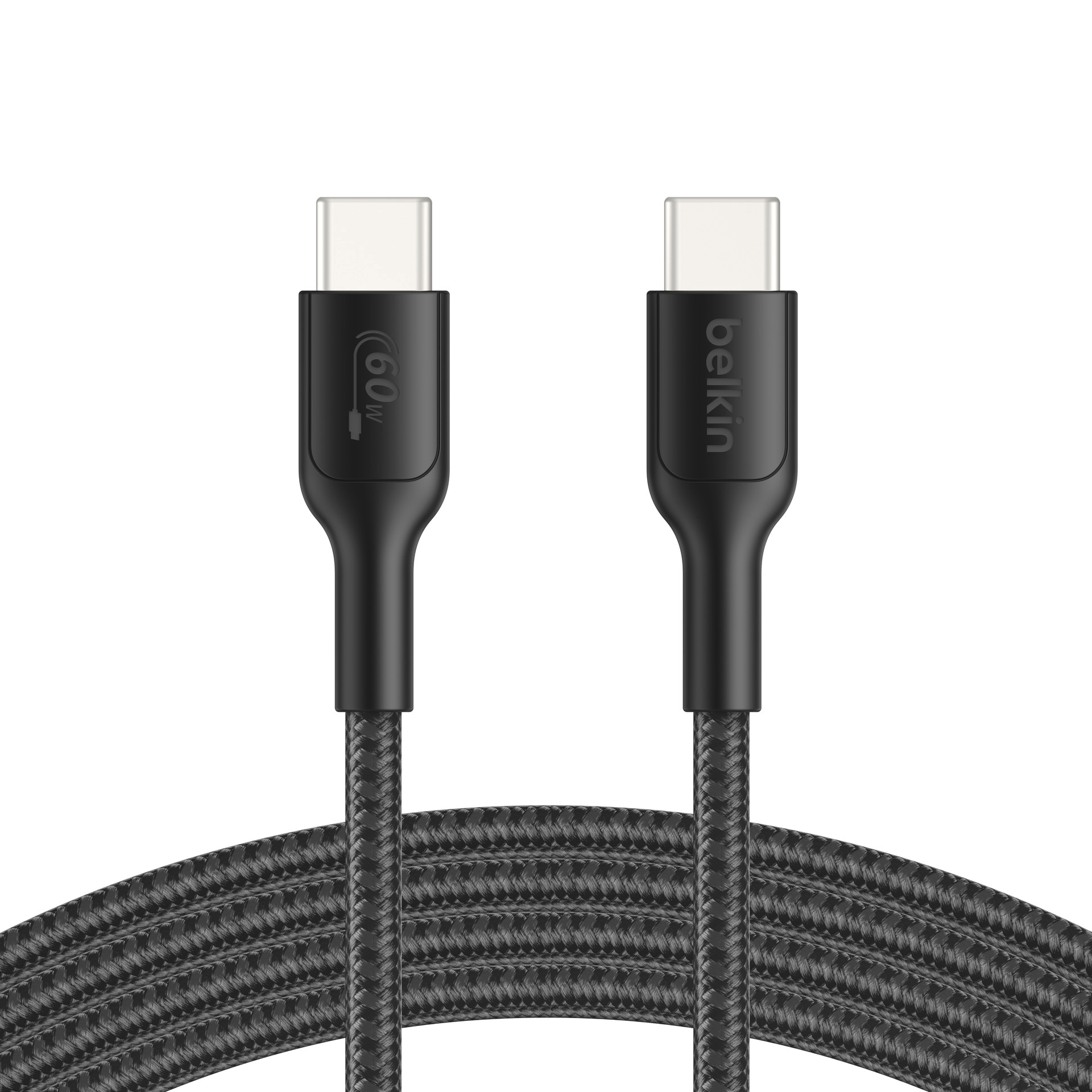 Belkin USB-Kabel »Gaming geflochtenes USB-C zu USB-C Kabel 60 W« USB-C 200 cm