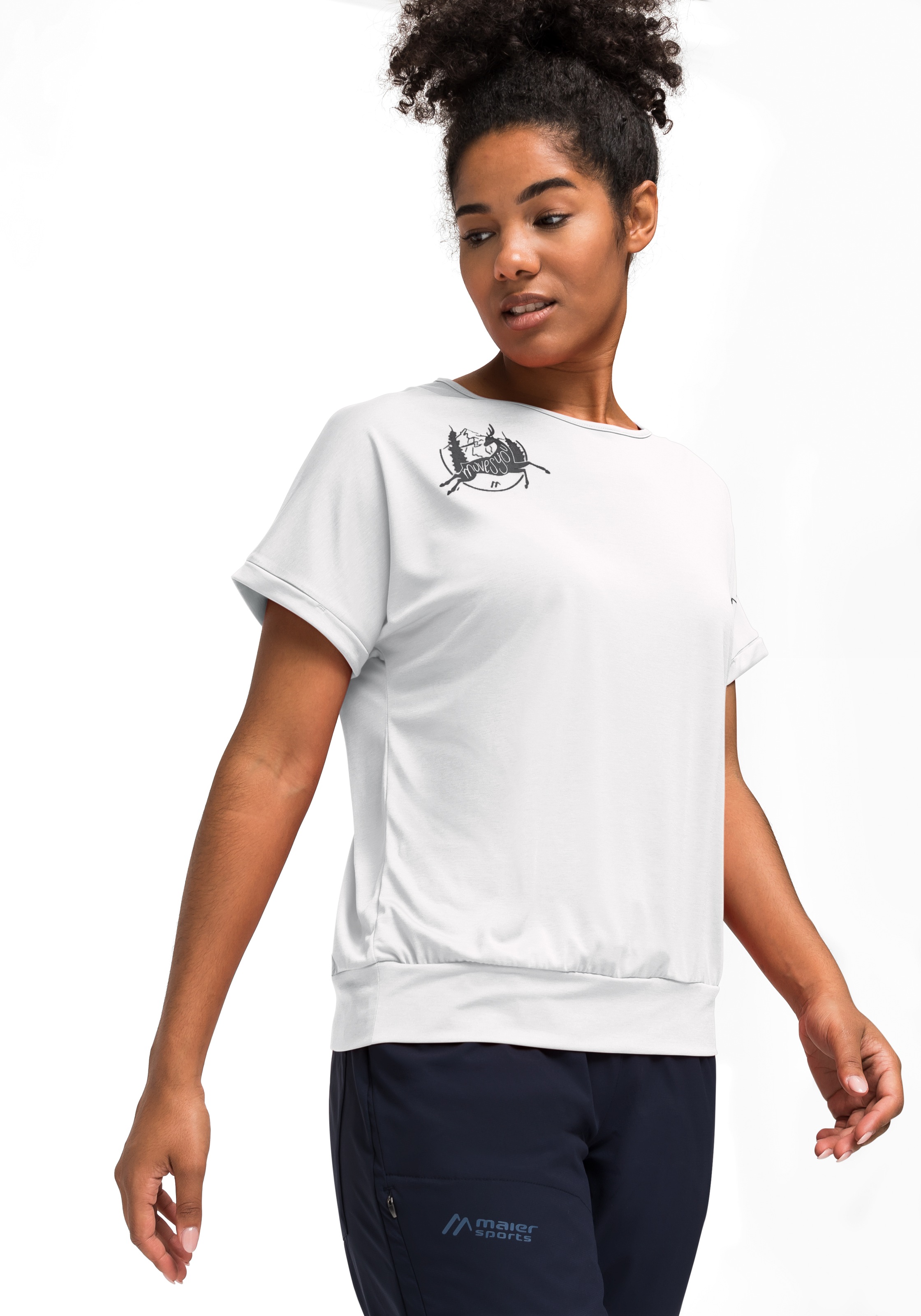 Maier Sports T-Shirt »Setesdal W«, Kurzarmshirt Damen Wandern ♕ bei und für Freizeit
