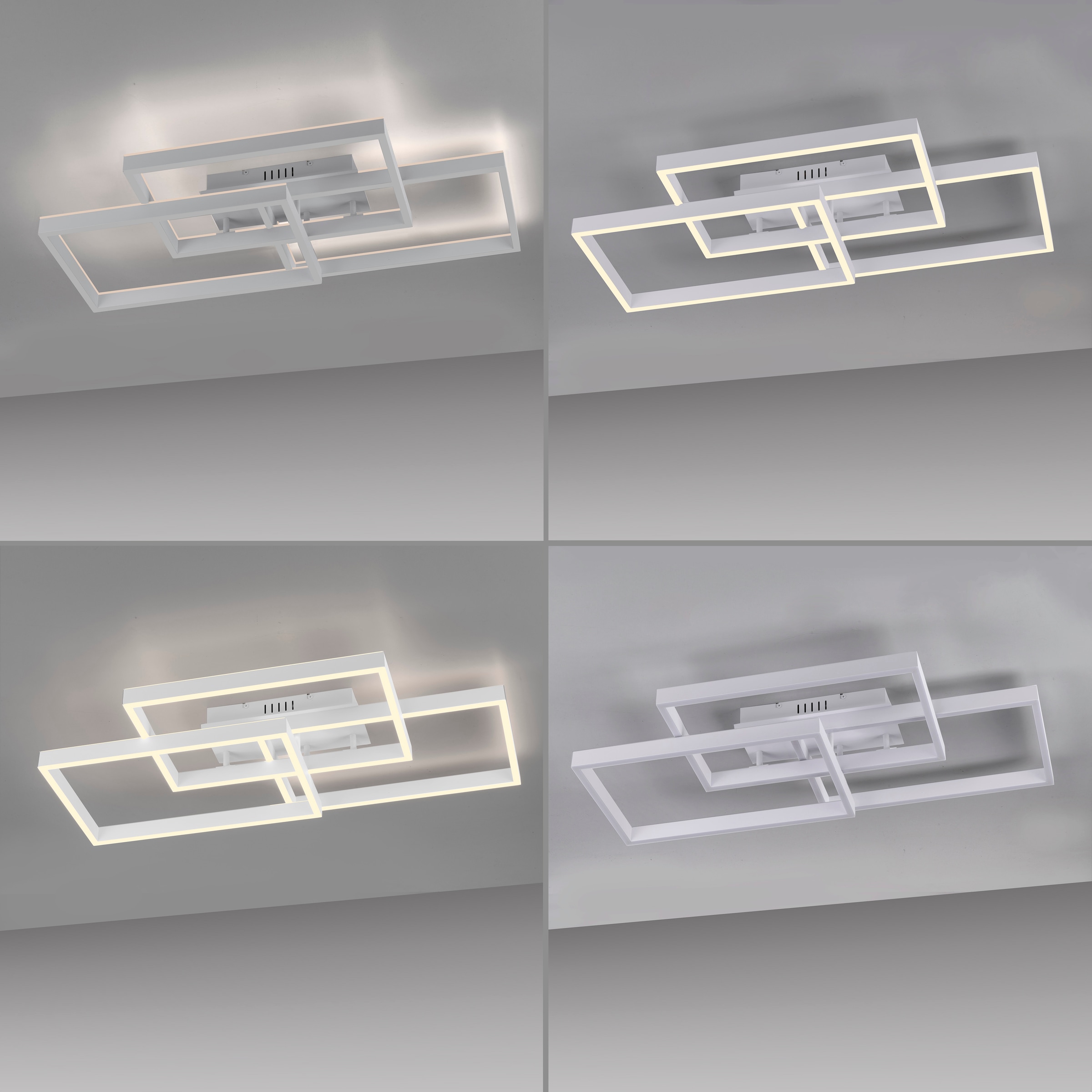 Paul Neuhaus LED Deckenleuchte »PAAN« LED-Board 1 Stk. warmweiß - kaltweiß CCT(2700-5000K), dimmbar über Funk-Fernbedienung, Memoryfunktion