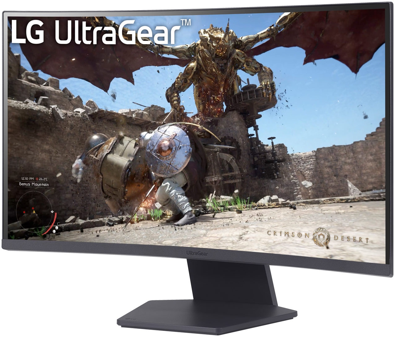 LG Curved-Gaming-Monitor »27GS60QX«, 68 cm/27 Zoll, 2560 x 1440 px, QHD, 1 ms Reaktionszeit, 180 Hz