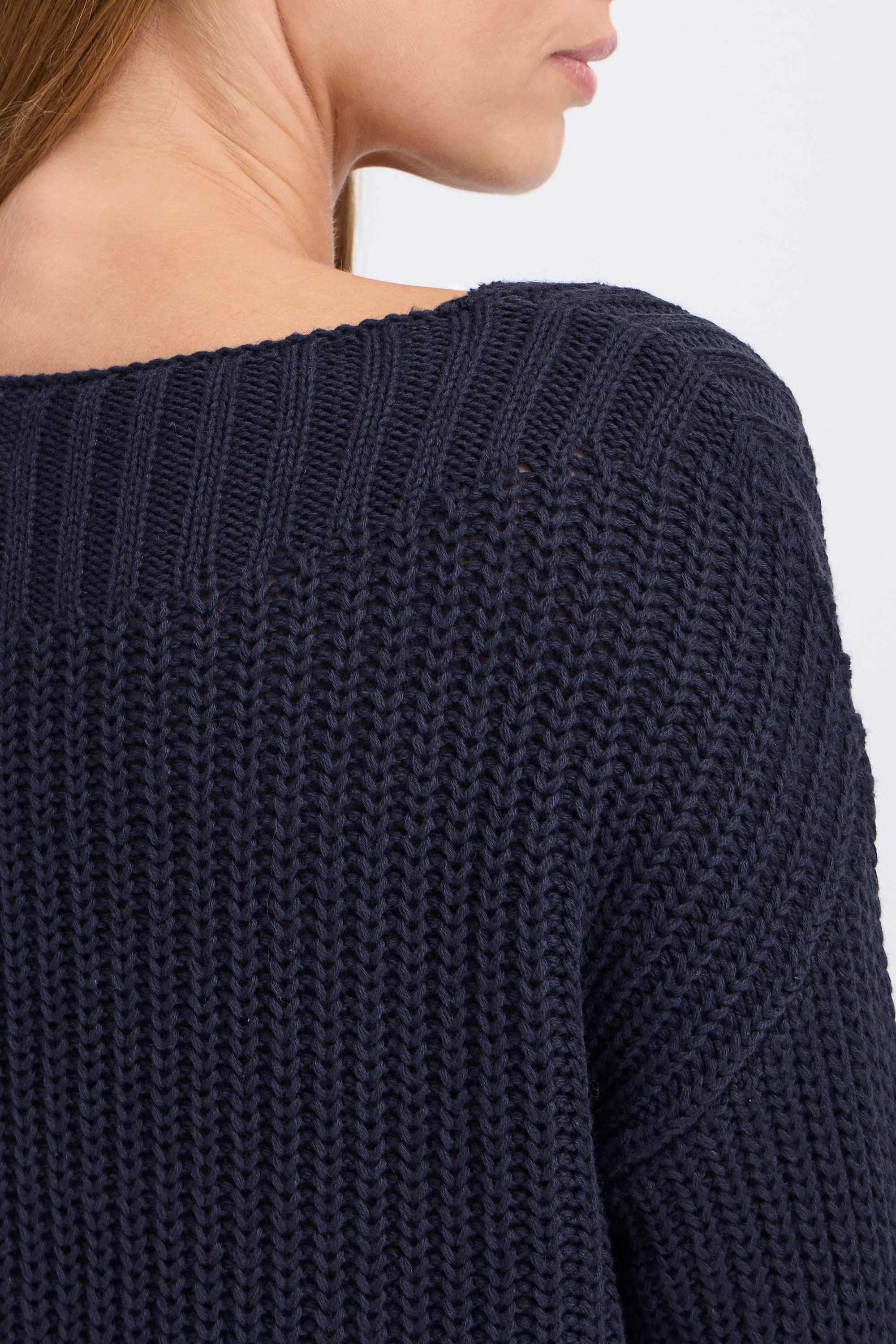 OXMO Strickfleece-Pullover »Strickpullover OXFKANNA«