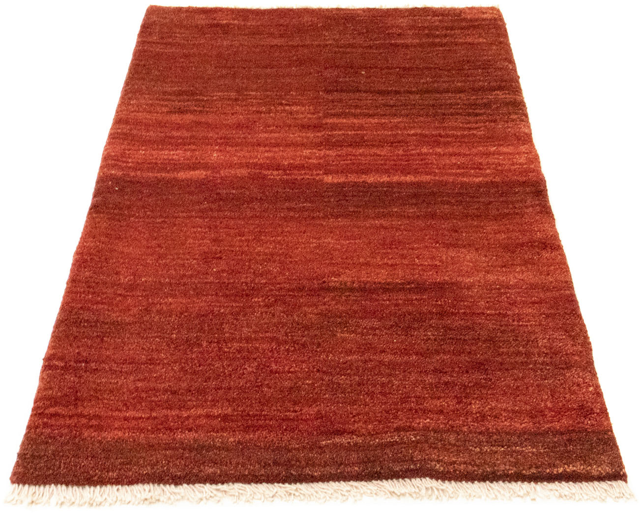 morgenland Wollteppich handgeknüpft Teppich rechteckig, handgeknüpft »Gabbeh rot«