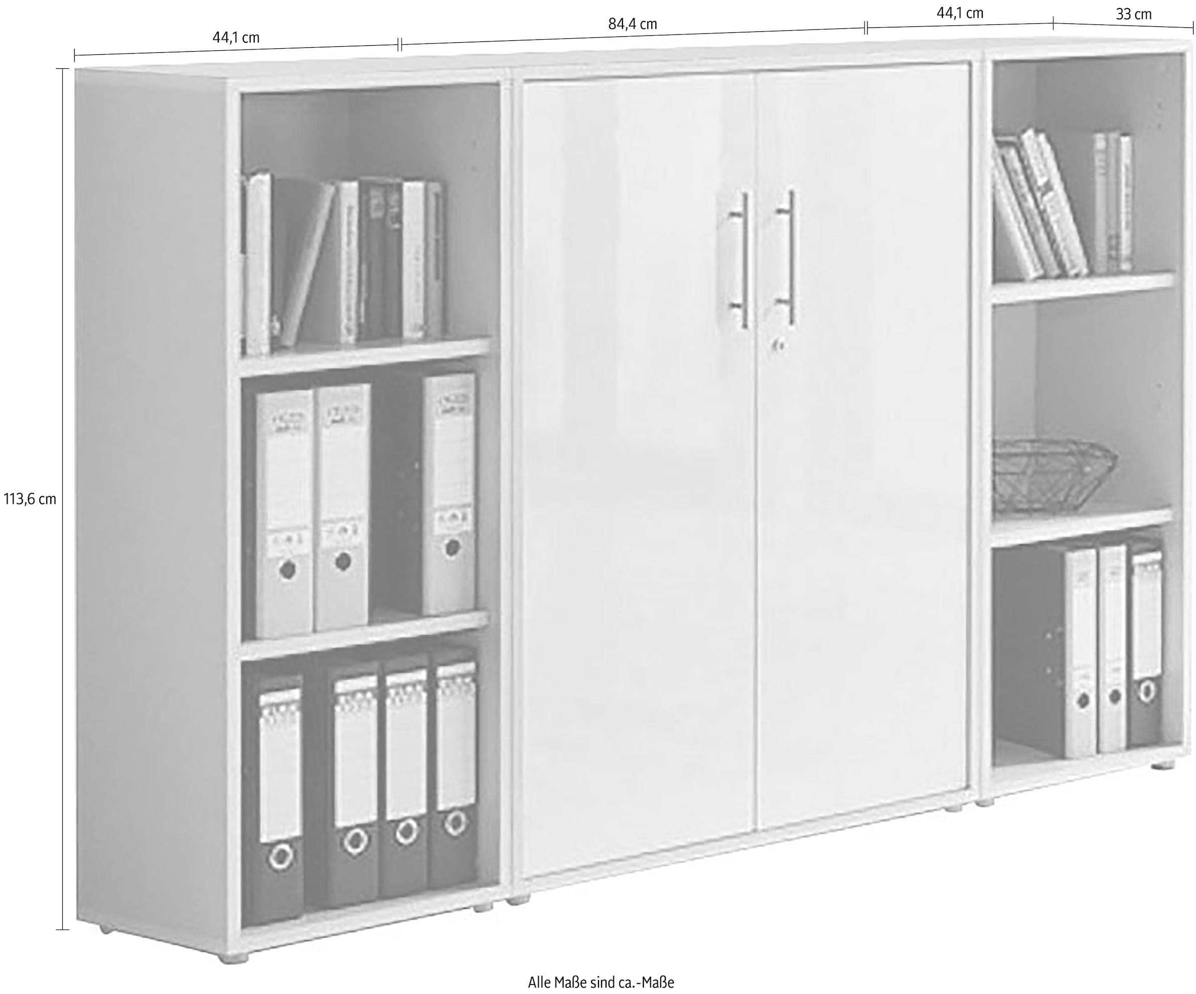 BMG Möbel Büromöbel-Set »Tabor Office«, (Set, 2 tlg.)