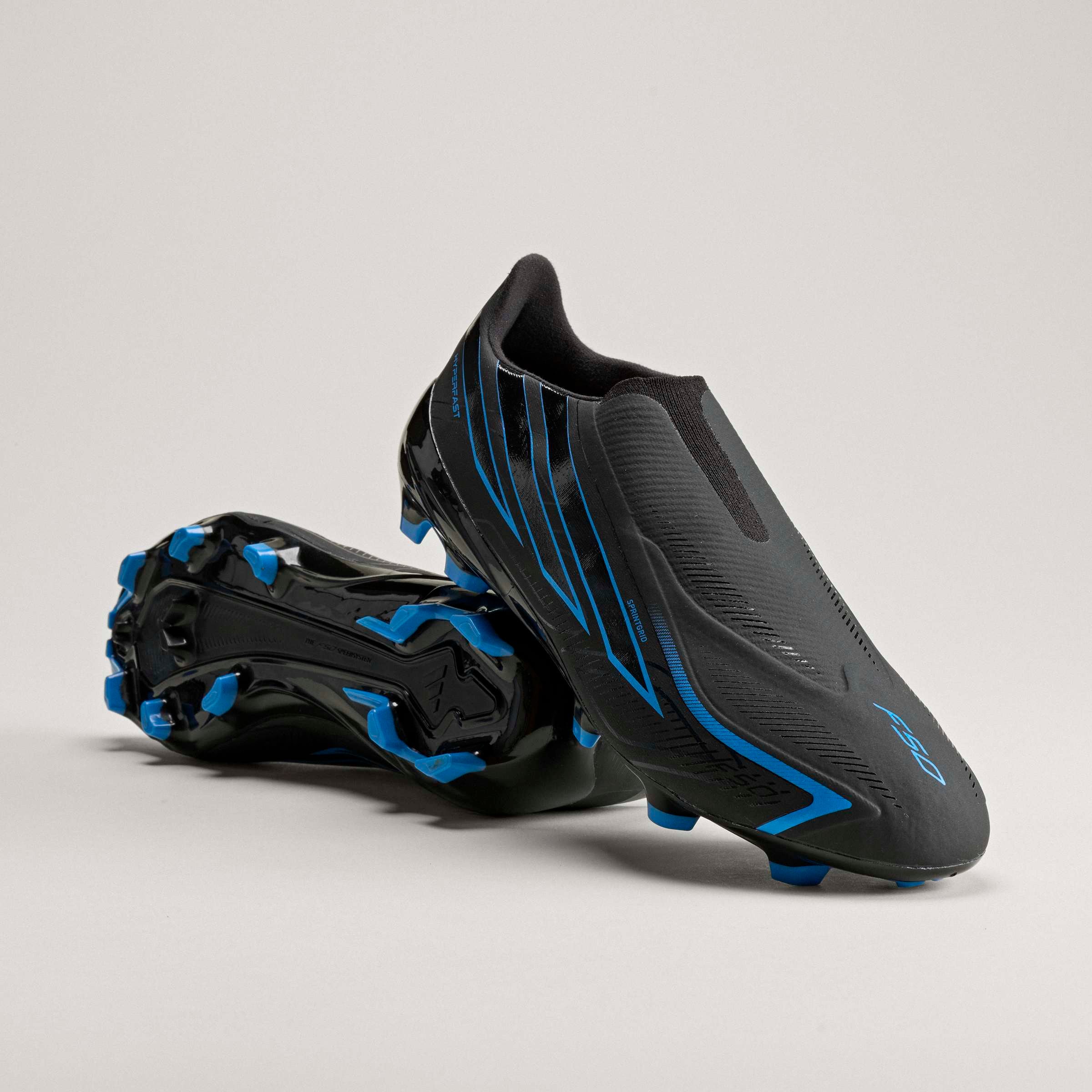 adidas Performance Fußballschuh »F50 HYPERFAST LEAGUE , SCHNÜRLOS, FESTE BÖDEN«  Außensohle für Rasen und feste Böden