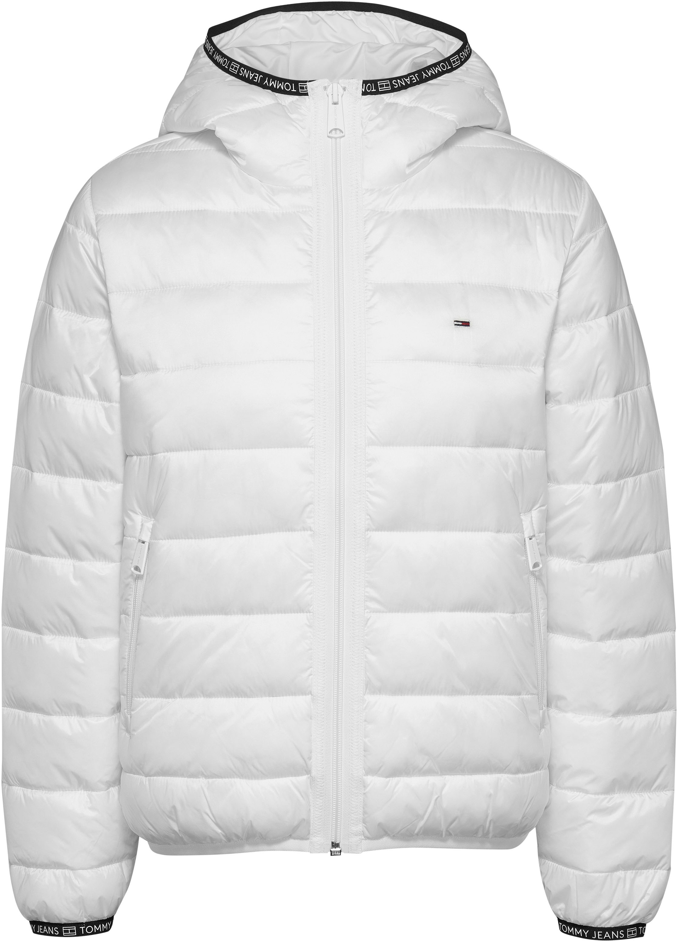 Tommy Jeans Steppjacke »TJW QUILTED TAPE HOOD JACKET EXT«, mit Kapuze, mit Kapuze