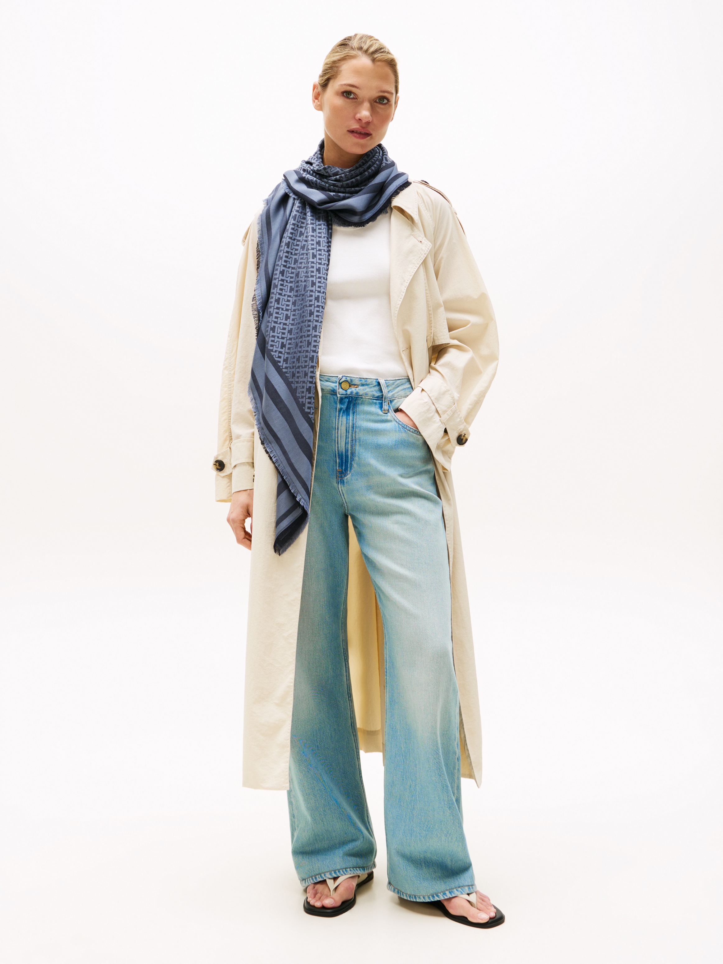 Tommy Hilfiger Modetuch »TH MONOGRAM SQUARE«