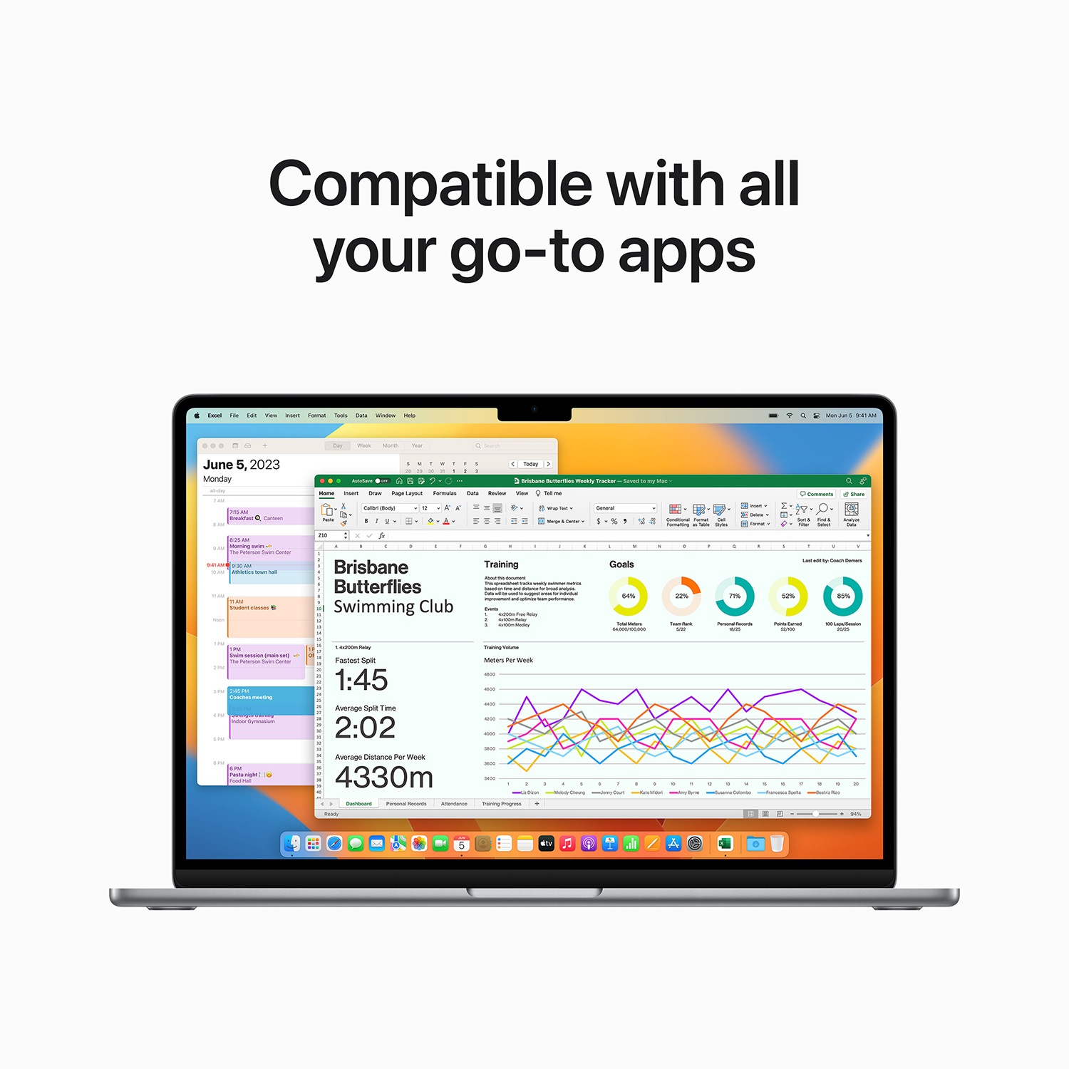 Apple Notebook »MacBook Air 256GB M2, GB Chip cm, SSD«, Zoll, CPU XXL / 15\