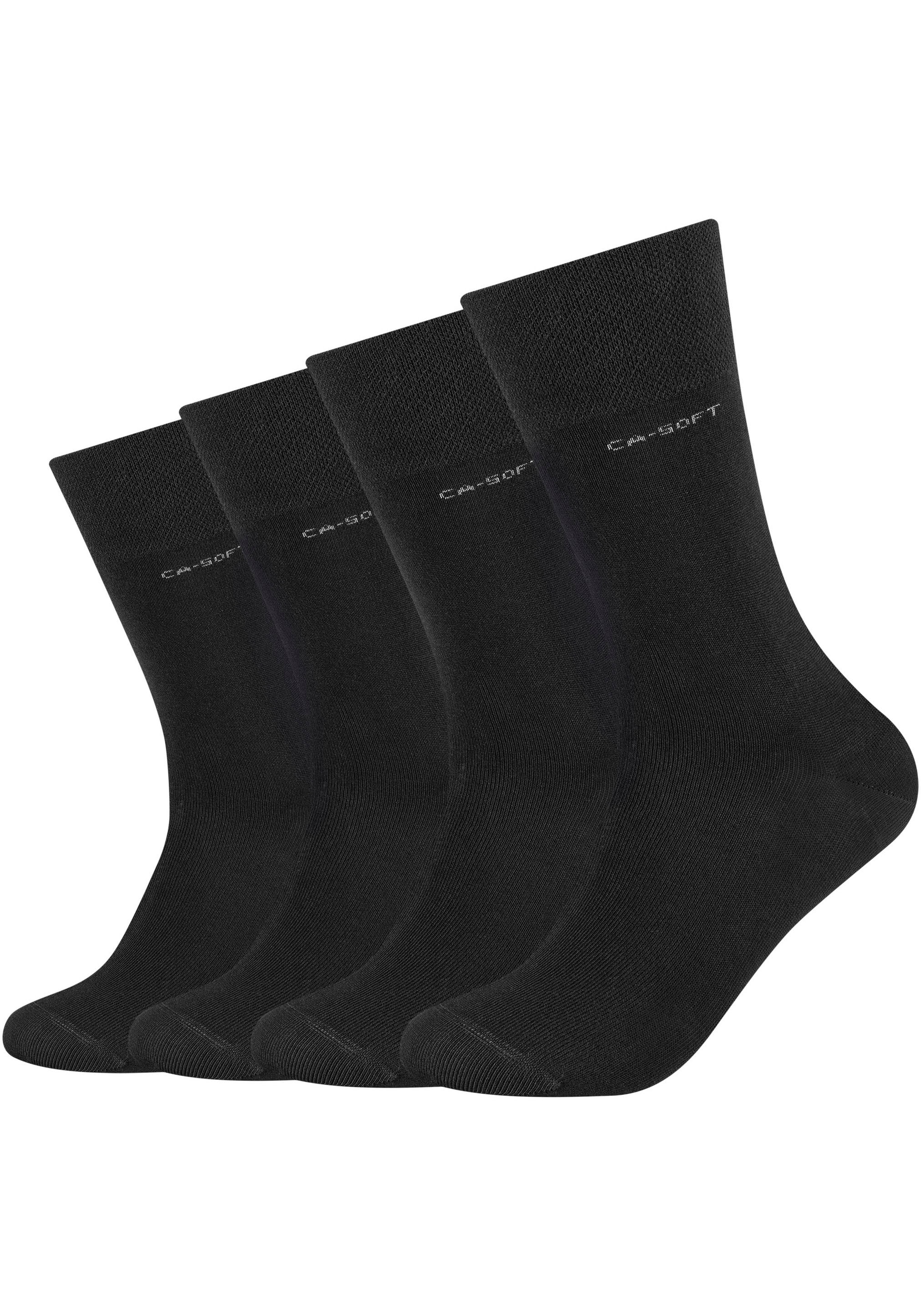 Camano Socken, (Packung, 4 Paar), Mit verstärktem Fersen- und Zehenbereich  bei ♕ | Sneakersocken