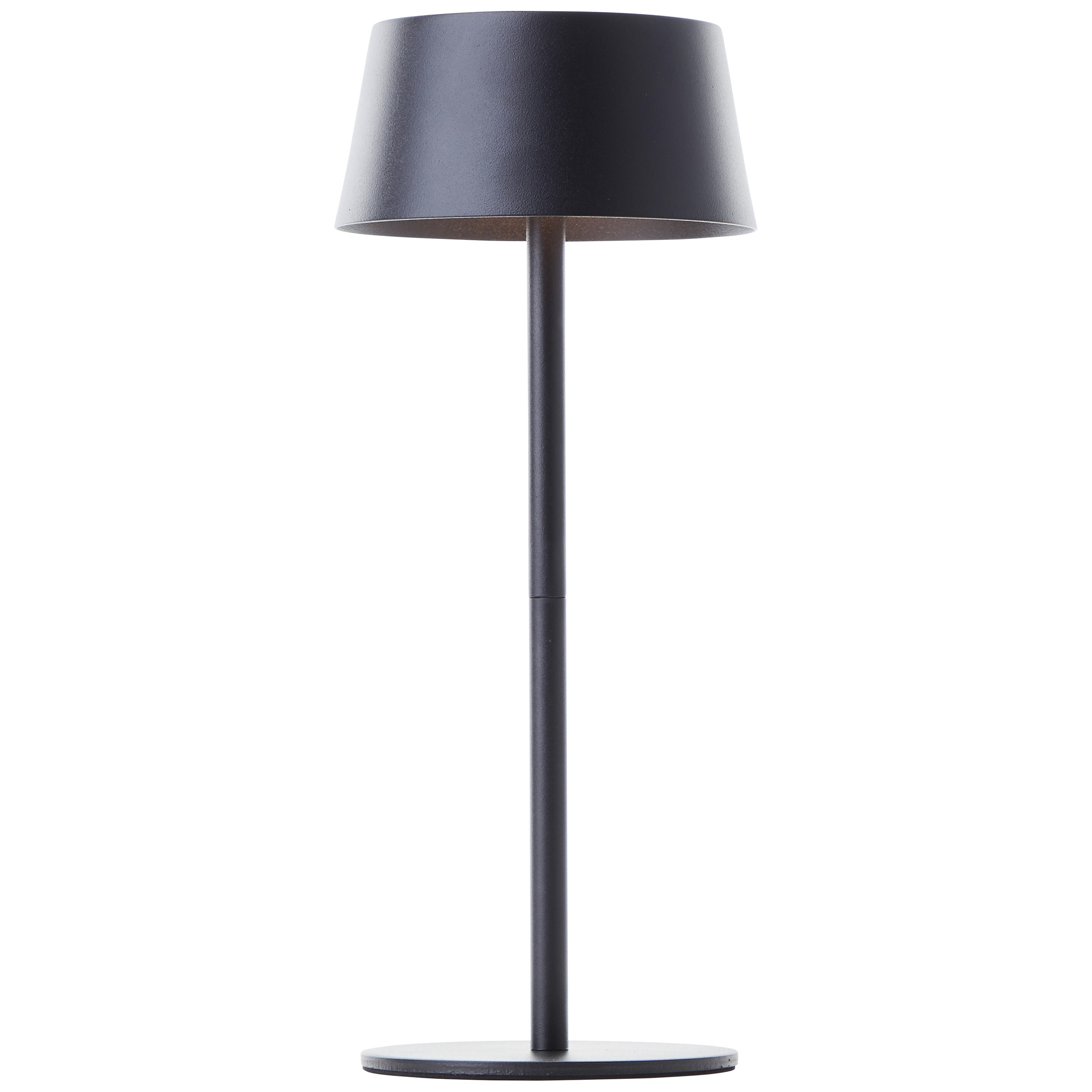 Brilliant LED Außen-Tischleuchte »Picco«, LED Außentischlampe Leuchte mit Solar in schwarz matt per USB ladbar
