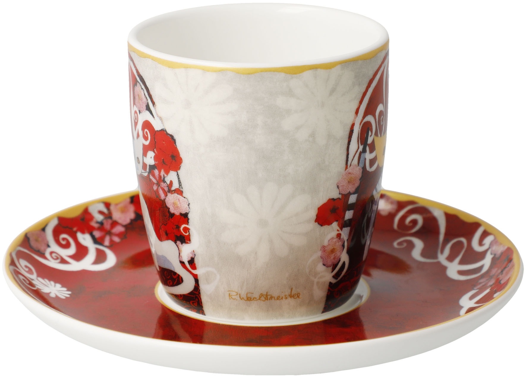 Goebel Tasse »Espressotasse R. Wachtmeister -Templi dell' amore«