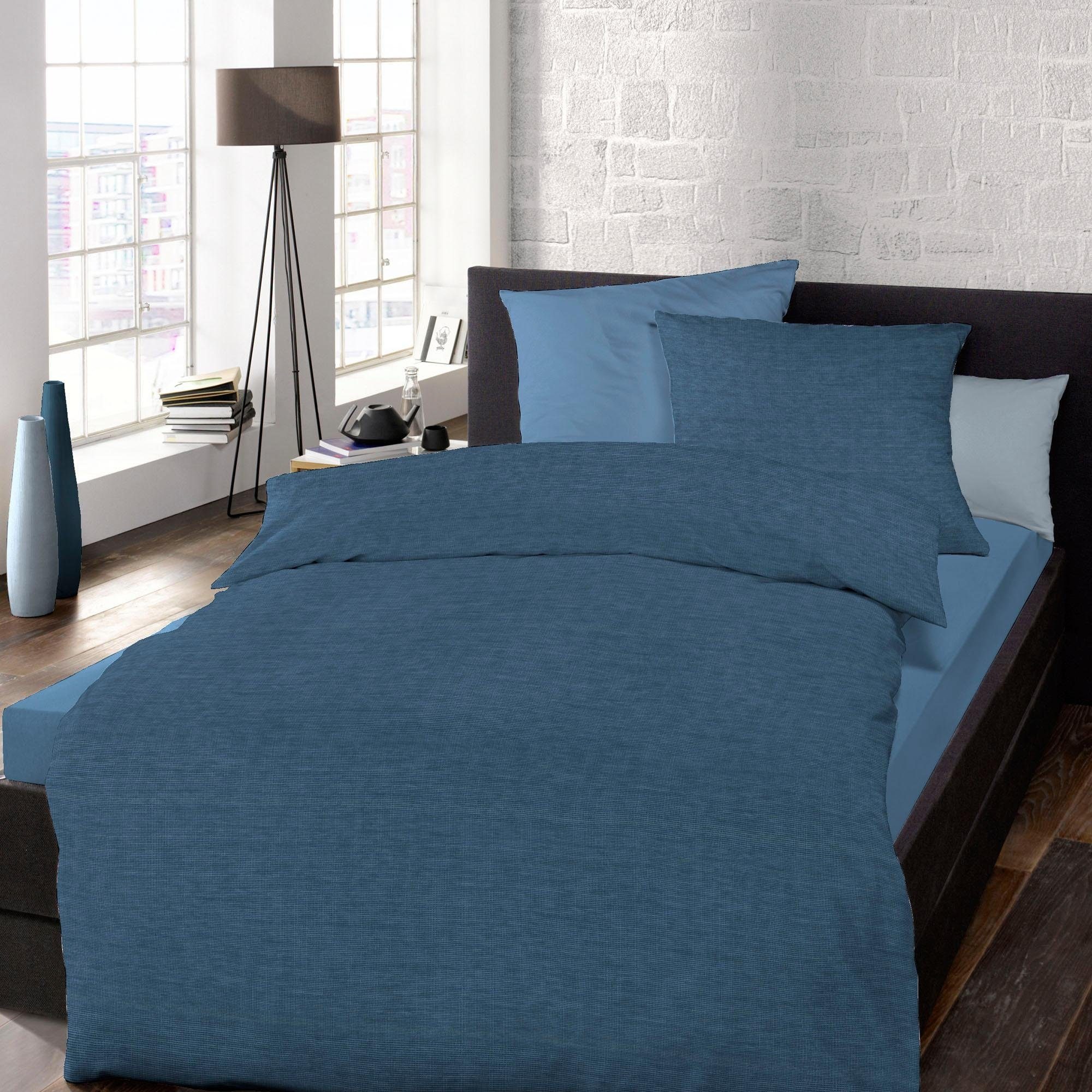 Schlafgut Bettwäsche »Mako-Satin«, (3 tlg.), Bettwäsche in Mako Satin Qualität, Satin... kaufen