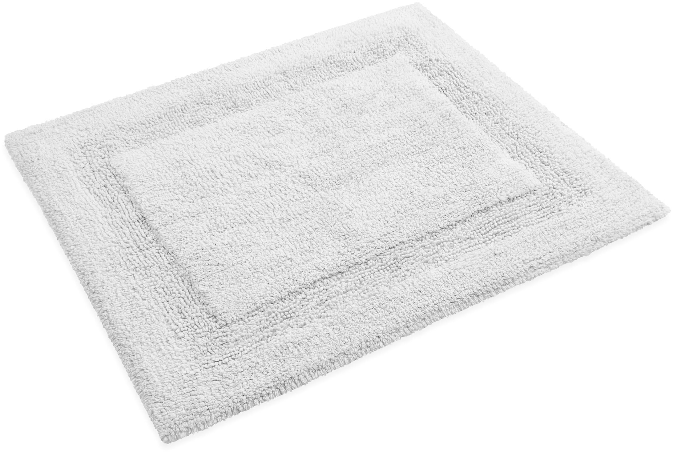 Wecon home Basics Badematte »Knut« Höhe 20 mm waschbar, rutschfest, strapazierfähig, pflegeleicht, Bordüre, weich