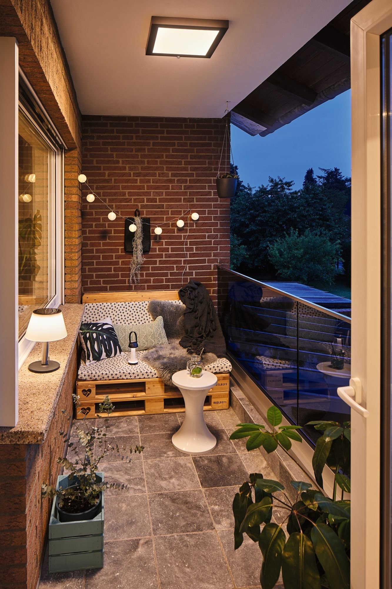 Paulmann LED Außen-Tischleuchte »Akkuleuchte Cupulino IP44 3000K Transparent, Anthrazit«, 1 flammig, dimmbar