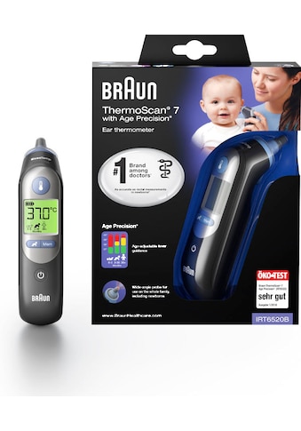 Braun Fieberthermometer »ThermoScan® 7 Ohrthermometer mit Age Precision® - IRT6520B«,... kaufen