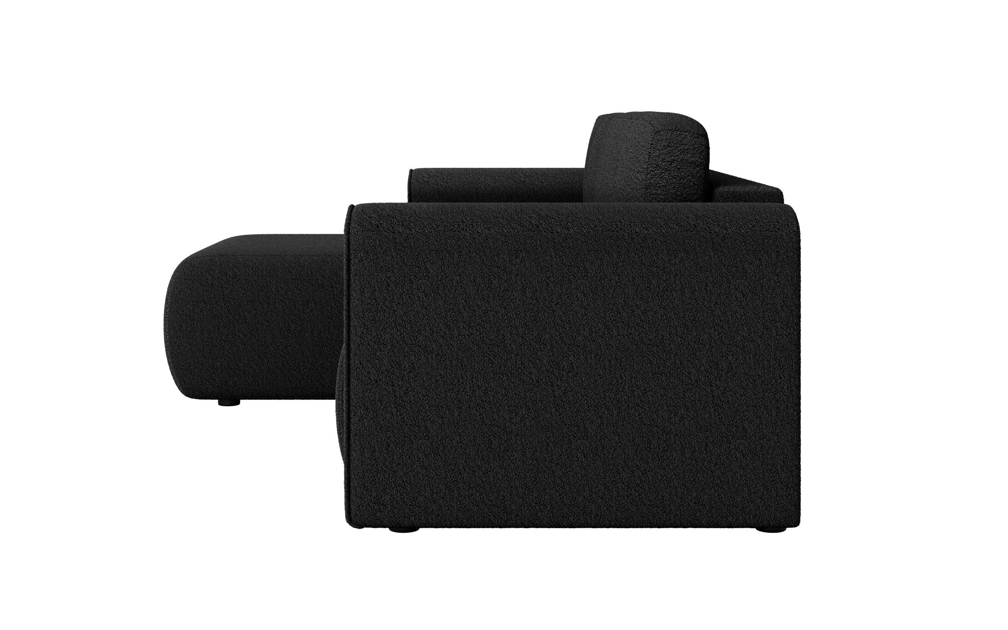 INOSIGN Ecksofa »Zacharia wahlweise Schlafsofa mit Bettkasten, B/T/H 250/166/86 cm«, L-Form mit Wellenunterfederung, Recamiere beidseitig montierbar