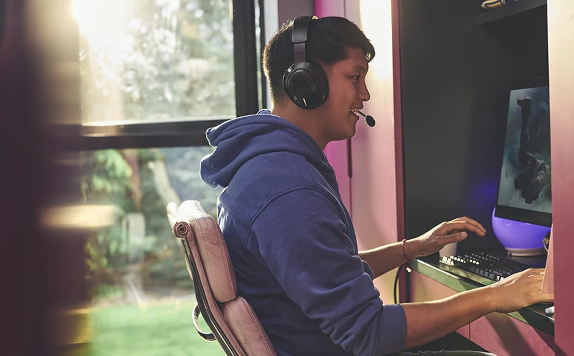 JBL Gaming-Headset »Quantum 360«, A2DP Bluetooth, Stummschaltung-Mikrofon abnehmbar, JBL QuantumSOUND Signatur, abnehmbares Mikrofon mit Stummschaltung