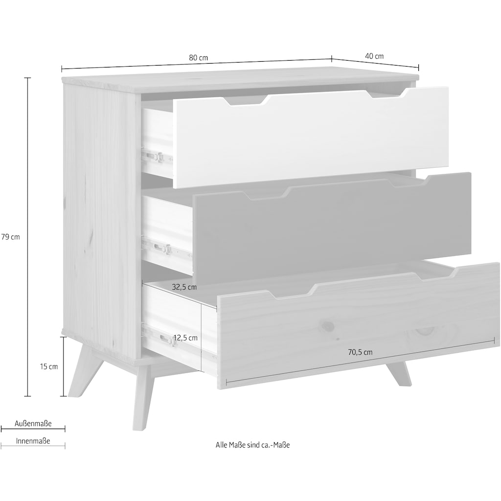 INTER-FURN Kommode »Scandik«