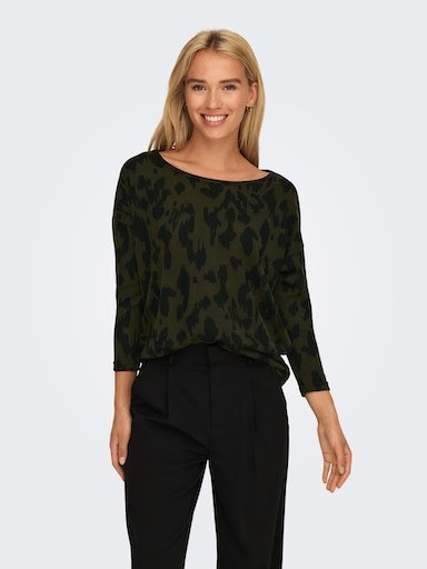 3/4-Arm-Shirt TOP AOP ♕ »ONLELCOS bei 4/5 JRS« ONLY