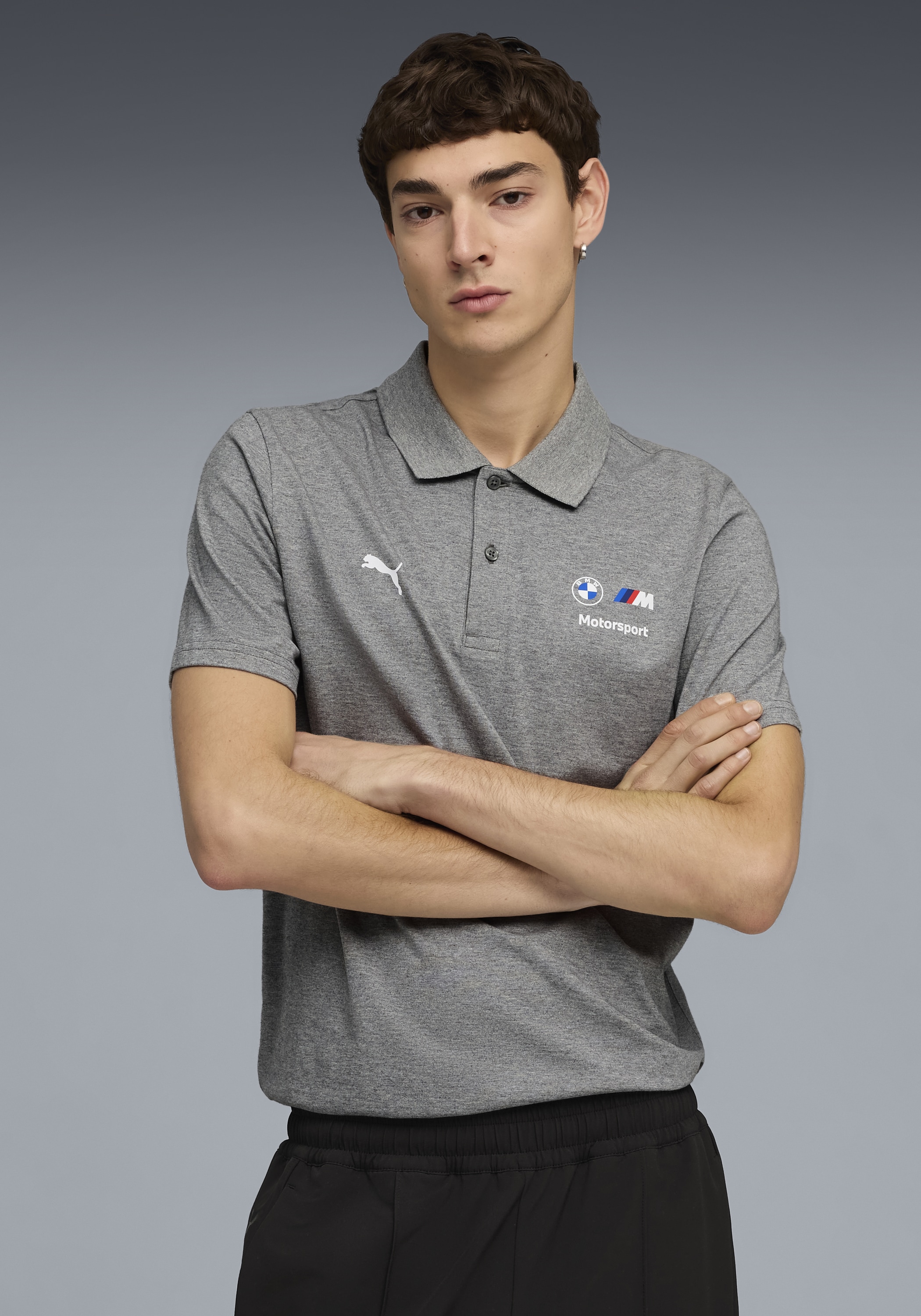 PUMA Poloshirt »BMW MMS ESS POLO« Regular Fit, Kurzarm, mit Knopfverschluss, mit Logodruck