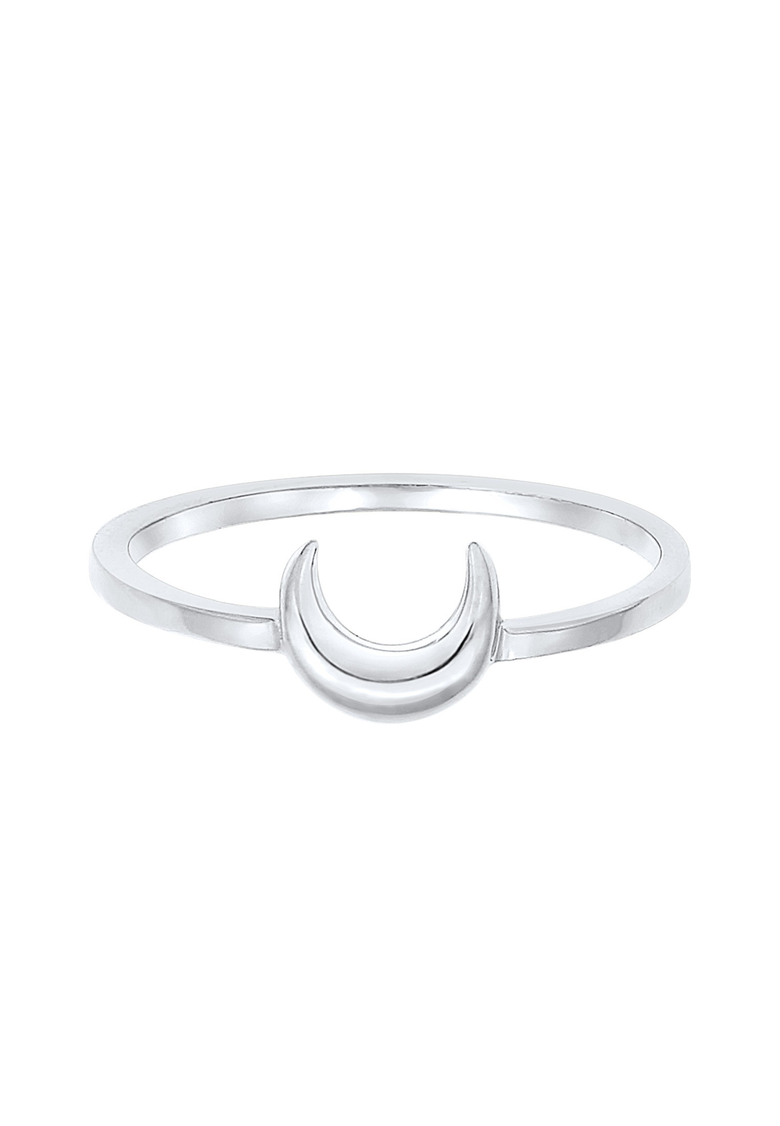 Elli Silberring »Ring Halbmond Mond Astro Basic 925 Silber«