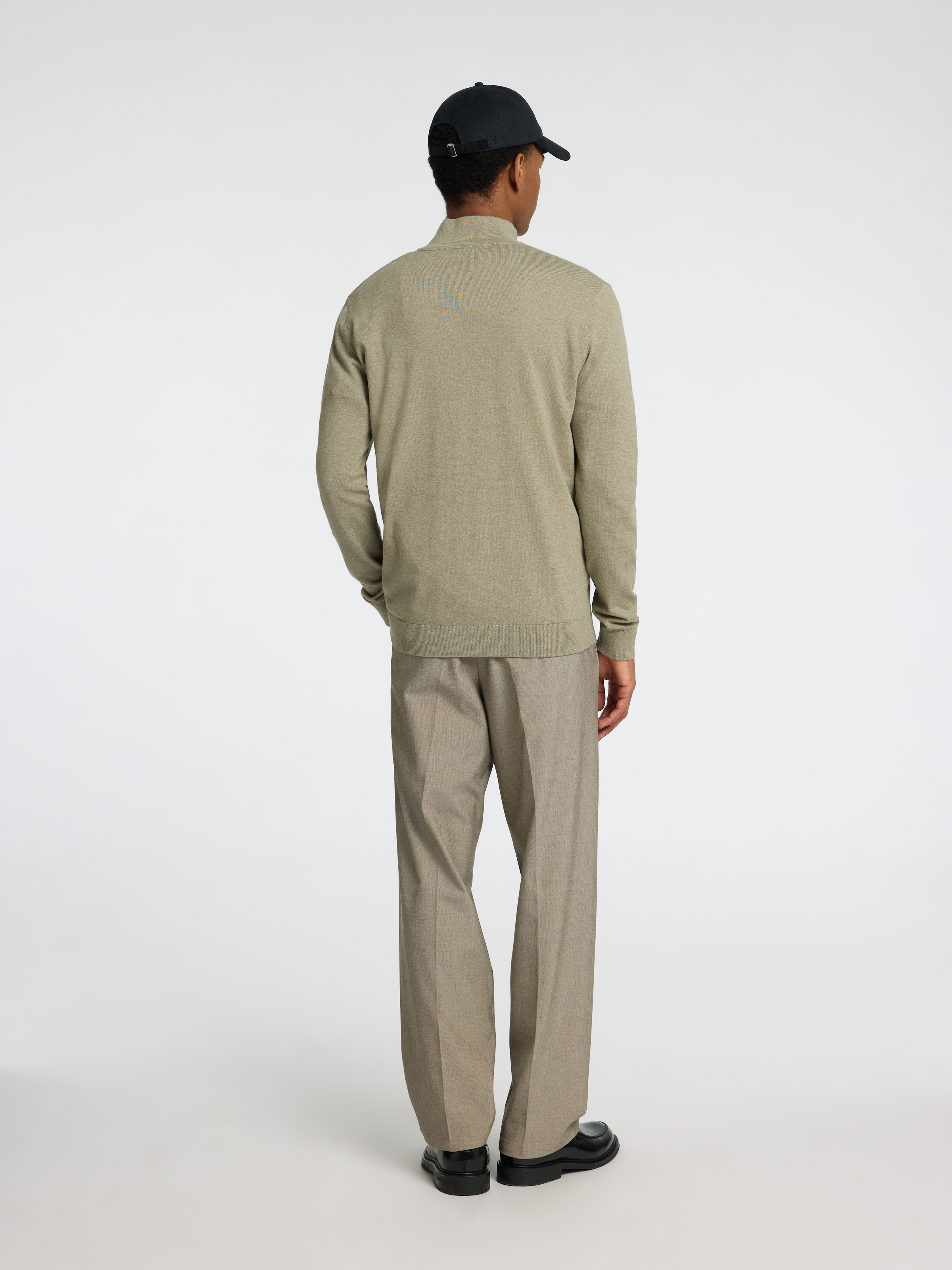 SELECTED HOMME Strickpullover »SLHBERG HALF ZIP CARDIGAN NOOS«