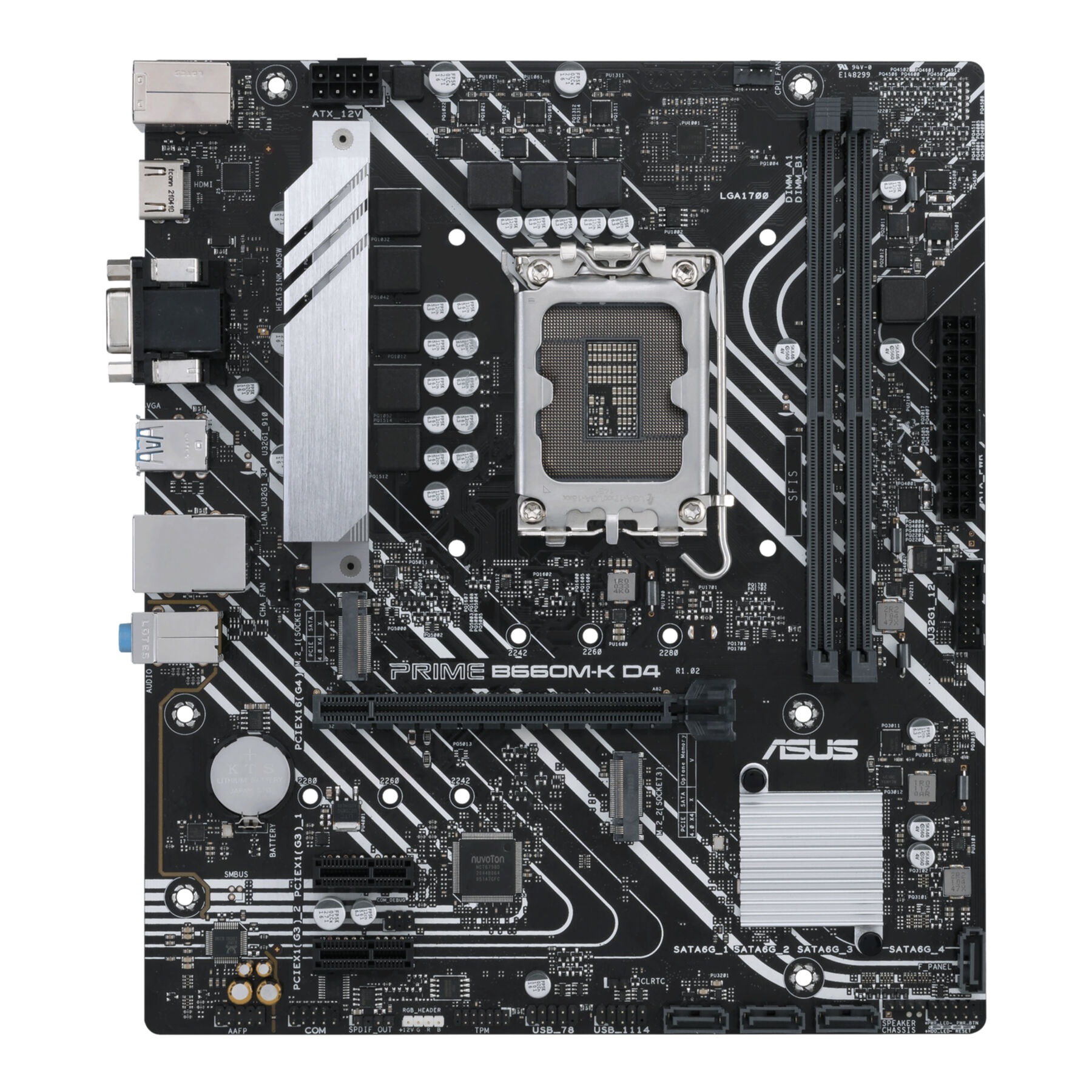 Asus Mainboard »PRIME B660M-K D4«