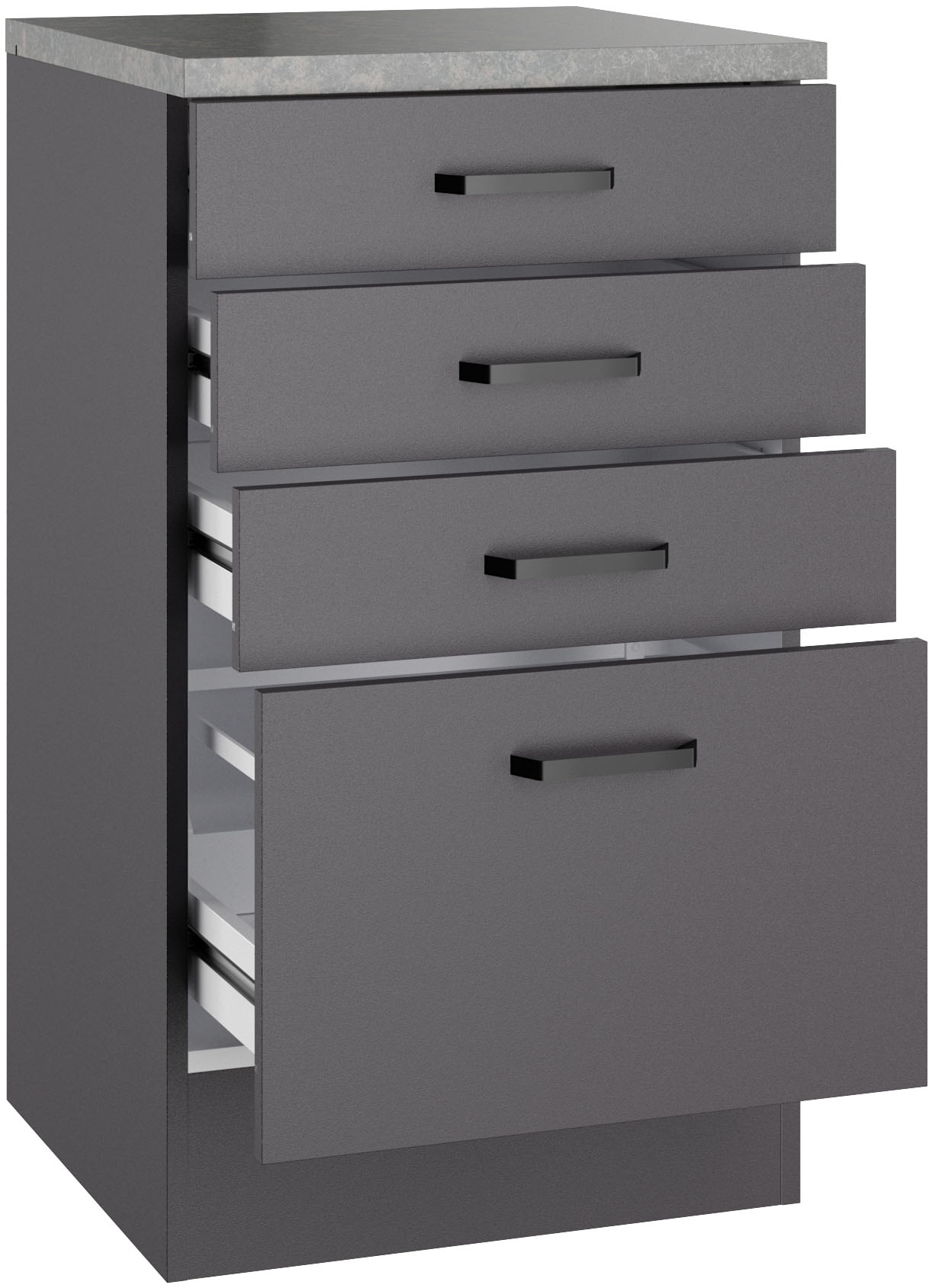 OPTIFIT Unterschrank »OPTImulti« Breite 50 cm, Tiefe 50 cm, mit 3 Schubkästen, 1 Auszug