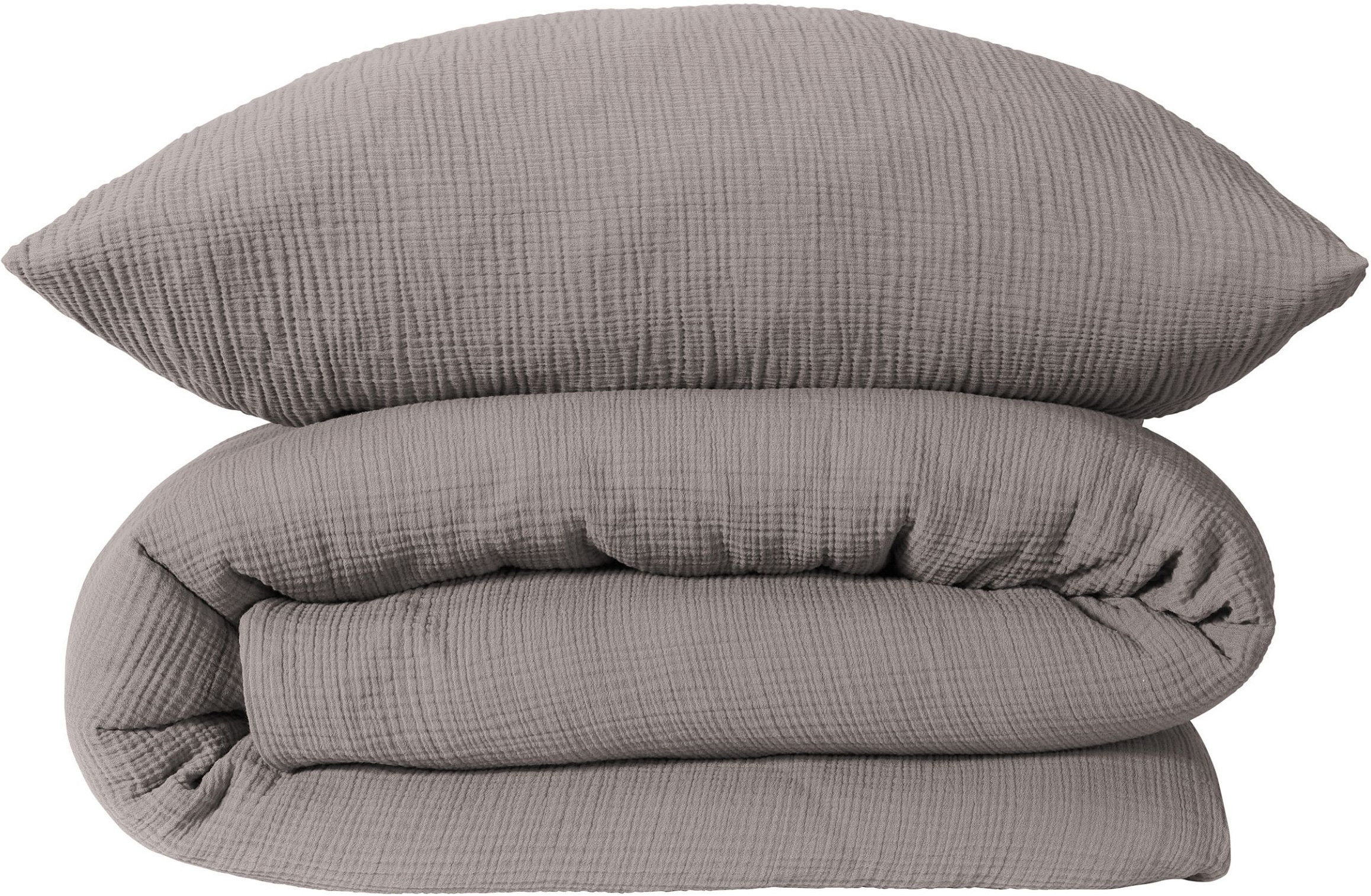 Schiesser Bettwäsche »Molly aus supersofter Musselin-Qualität in gedeckten Farben« 2 Stk. OEKO-TEX® MADE IN GREEN