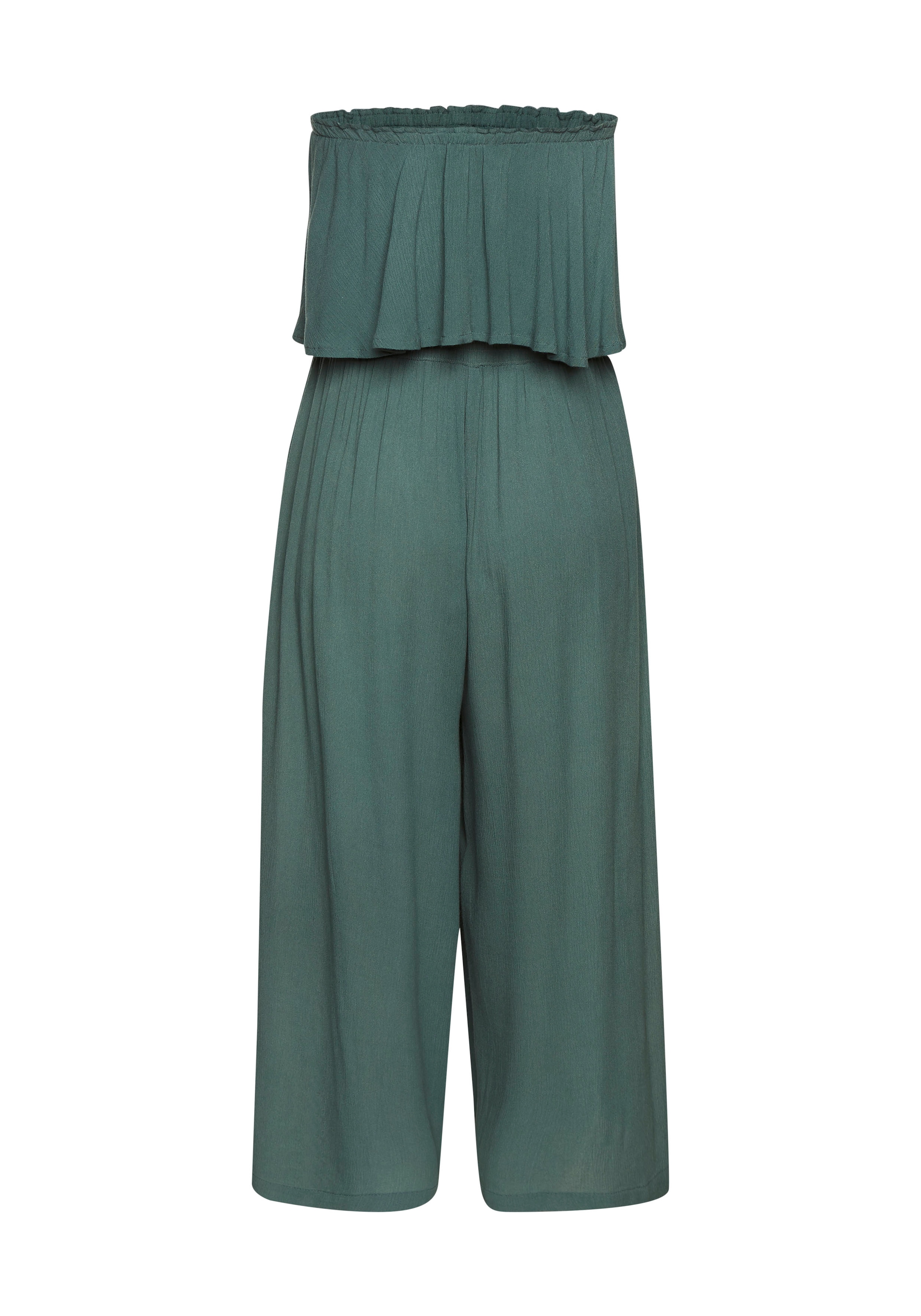 Vivance Bandeauoverall, aus gekreppter Viskose, eleganter Jumpsuit mit Volant und Taschen