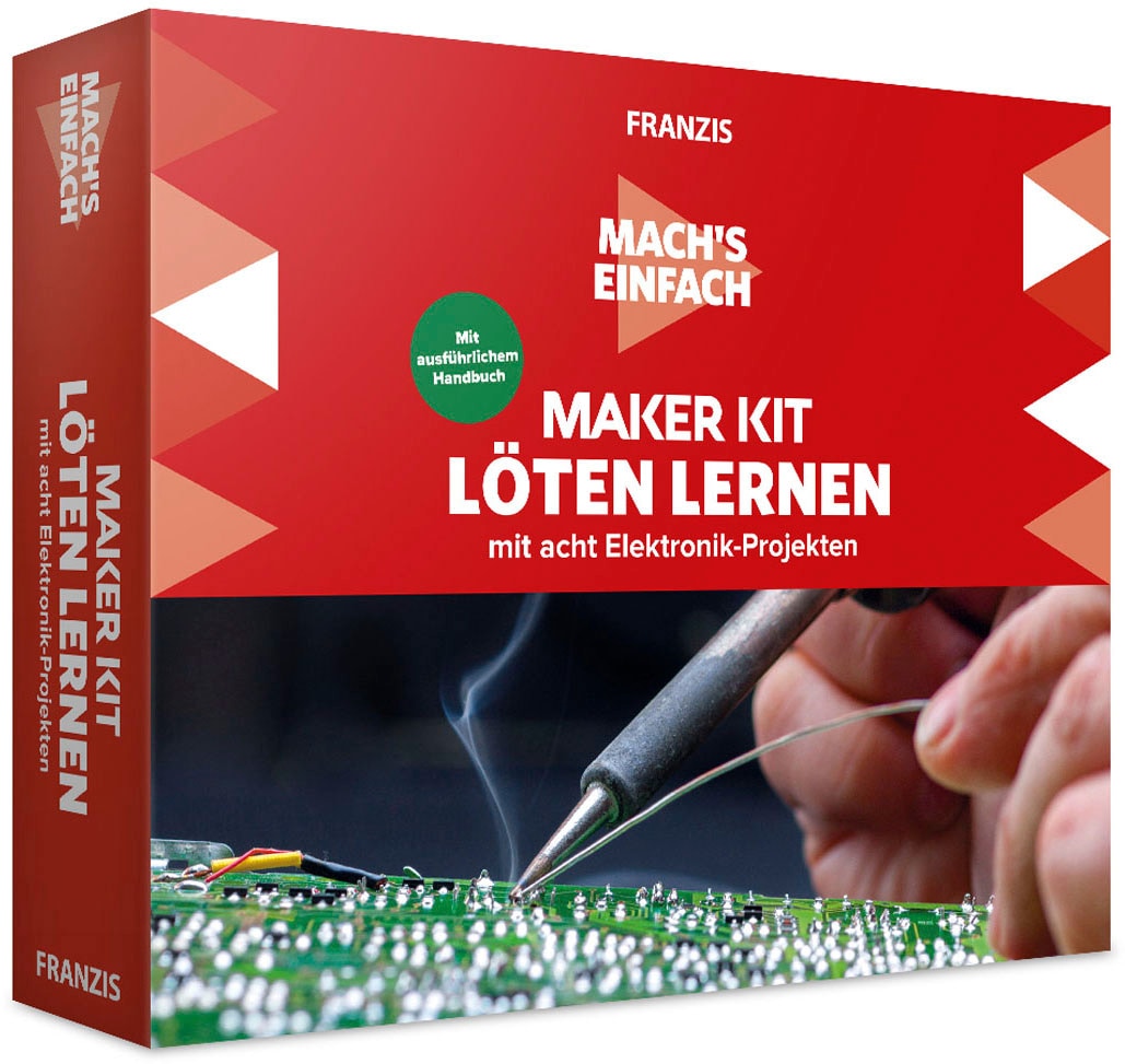 Franzis Experimentierkasten »MakerKit Löten lernen«