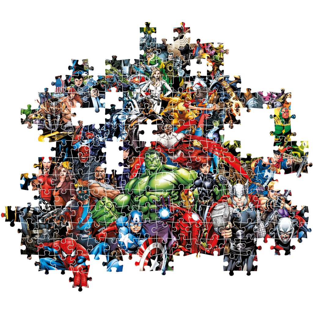 Clementoni® Puzzle »Impossible, Marvel Universe Compact, mit neuer Compact Box«
