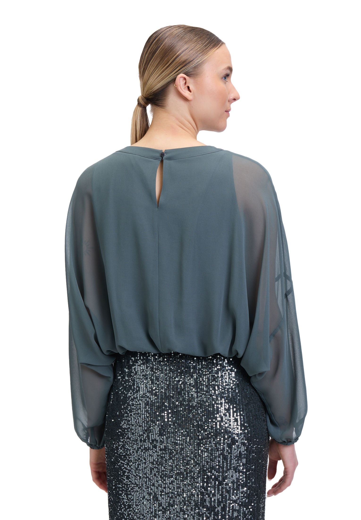 Vera Mont Klassische Bluse »Oversize-Bluse mit Rundhalsausschnitt«