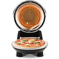 G3Ferrari Pizzaofen »Napoletana G1003210 schwarz«, bis 400 Grad mit feuerfestem Naturstein