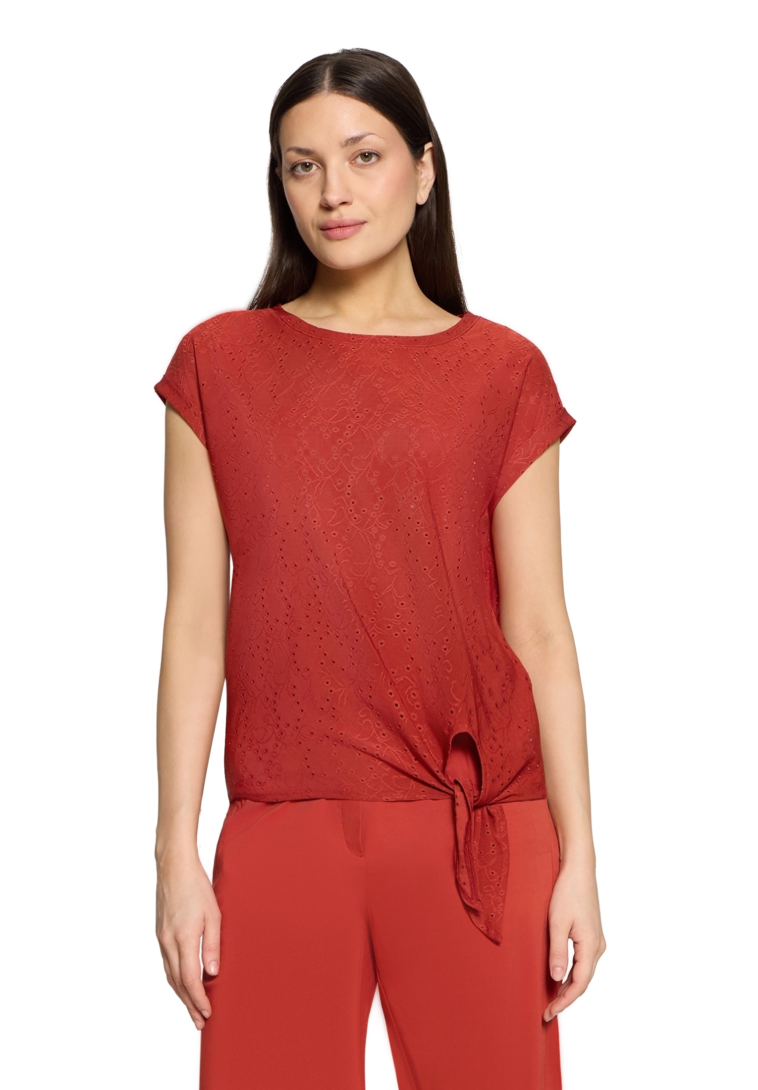 Betty&Co Rundhalsshirt »Casual-Shirt mit Struktur«