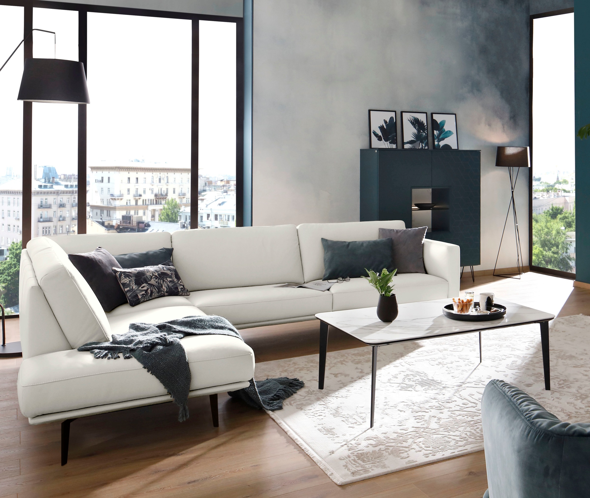 W.SCHILLIG Ecksofa »Villeroy & Boch MIRA«, mit Metallfuß, designed by Wilhelm Bolinth kaufen