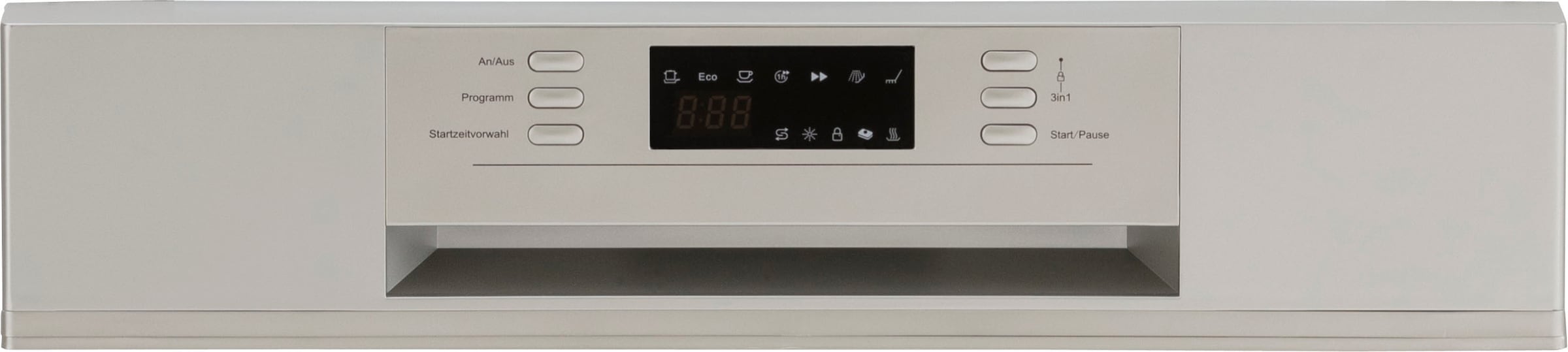 KOCHSTATION Küchenzeile »KS-Brindisi«, Breite 220 cm, wahlweise mit E-Geräten, mit MDF-Fronten und Regal