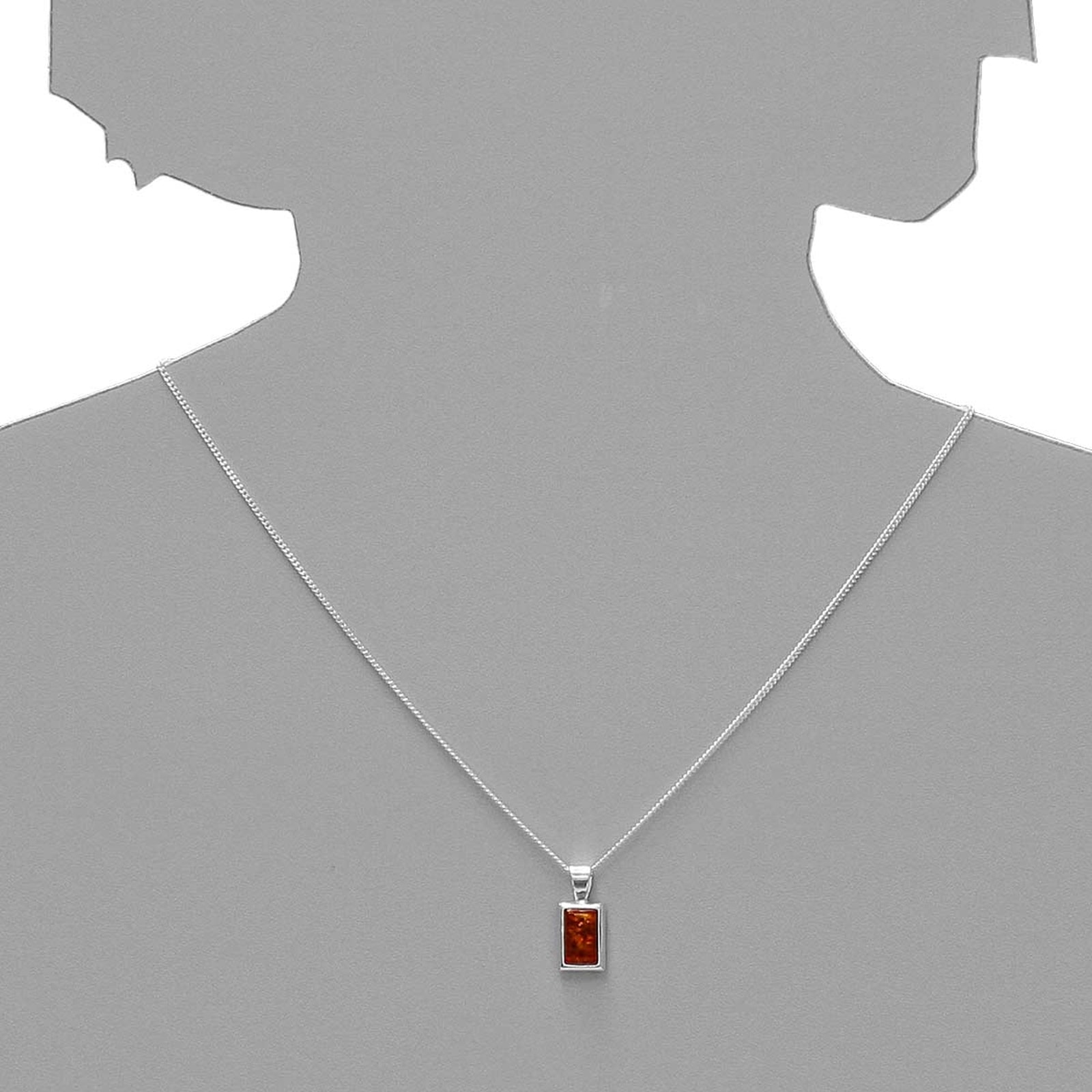 OSTSEE-SCHMUCK Kettenanhänger »- Rabina - Silber 925/000 - Bernstein«