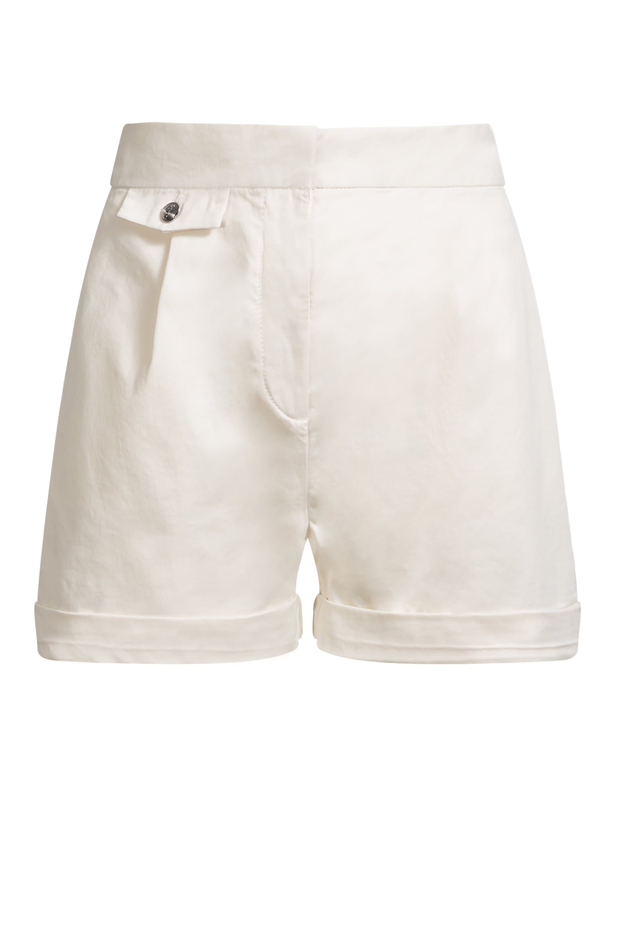BOSS ORANGE Shorts »Taschi Premium Damenmode«, mit BOSS Metall Logo