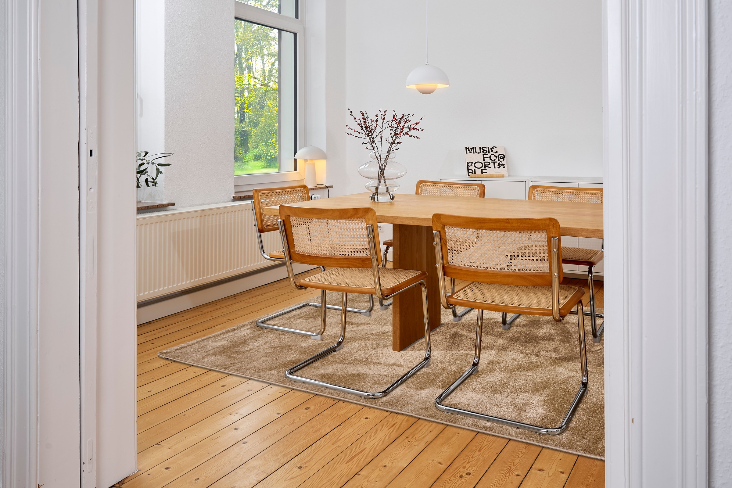 ASTRA Teppich »Sam 250« rechteckig 8 mm Höhe weicher Kurzflor, Wohnzimmer, Schlafzimmer