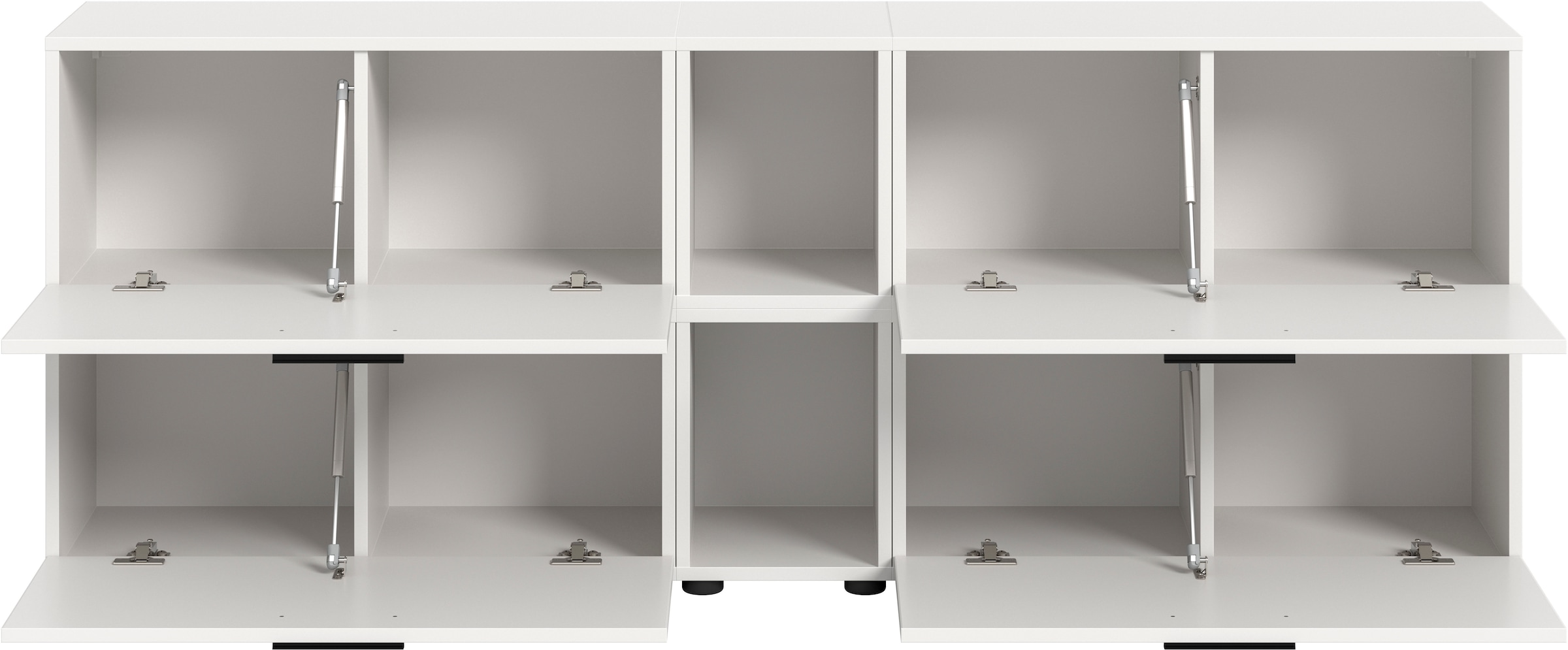Home affaire Schrank-Set »ENESTE, 6-teilig, in verschiedenen Farben, individuell kombinierbar« verschiedenste Kombinationmöglichkeiten, stehend oder hängend, 2 Stk. tlg.