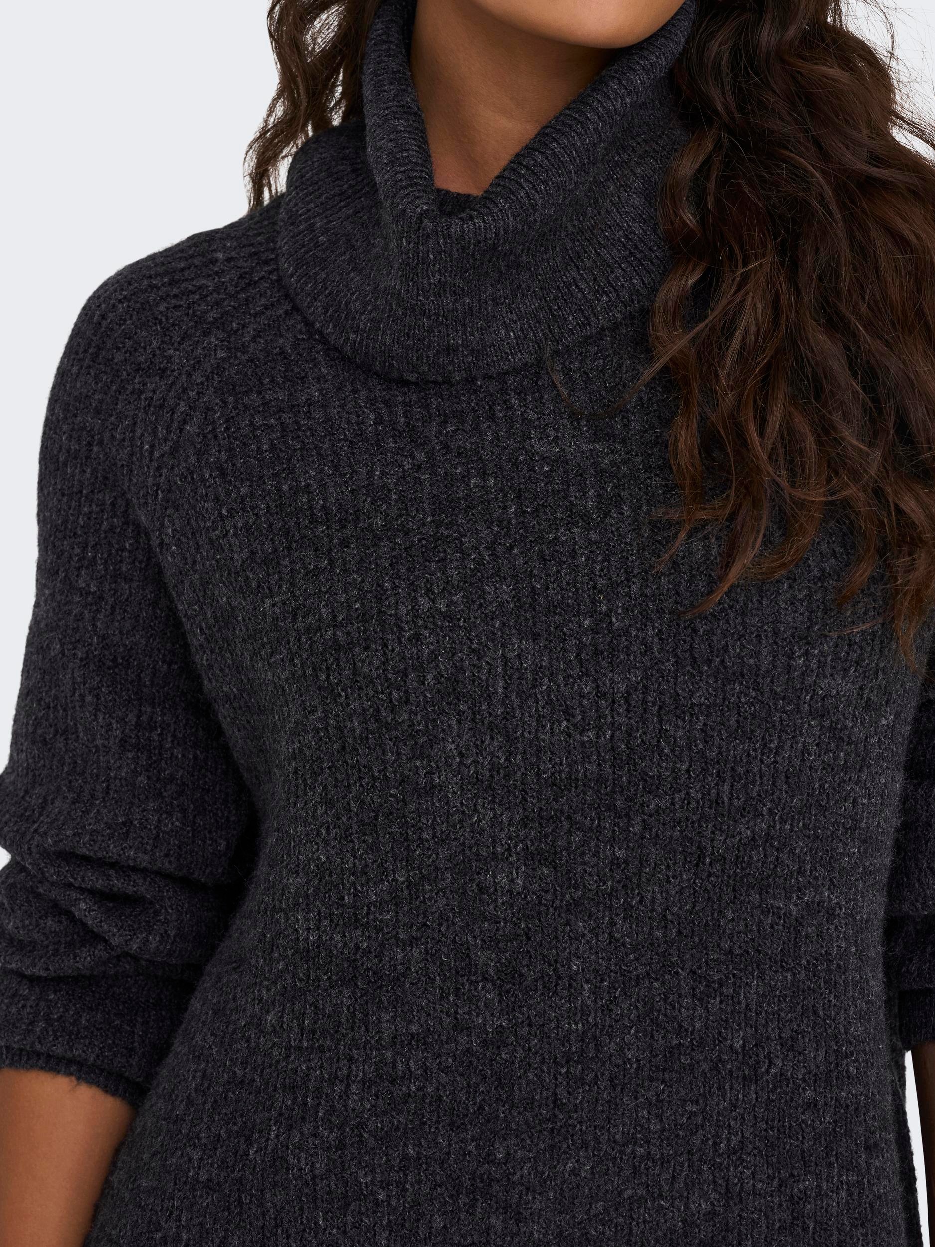 ONLY Strickkleid »ONLSILLY LS ROLLNECK DRESS BF KNT«, mit Rollkragen