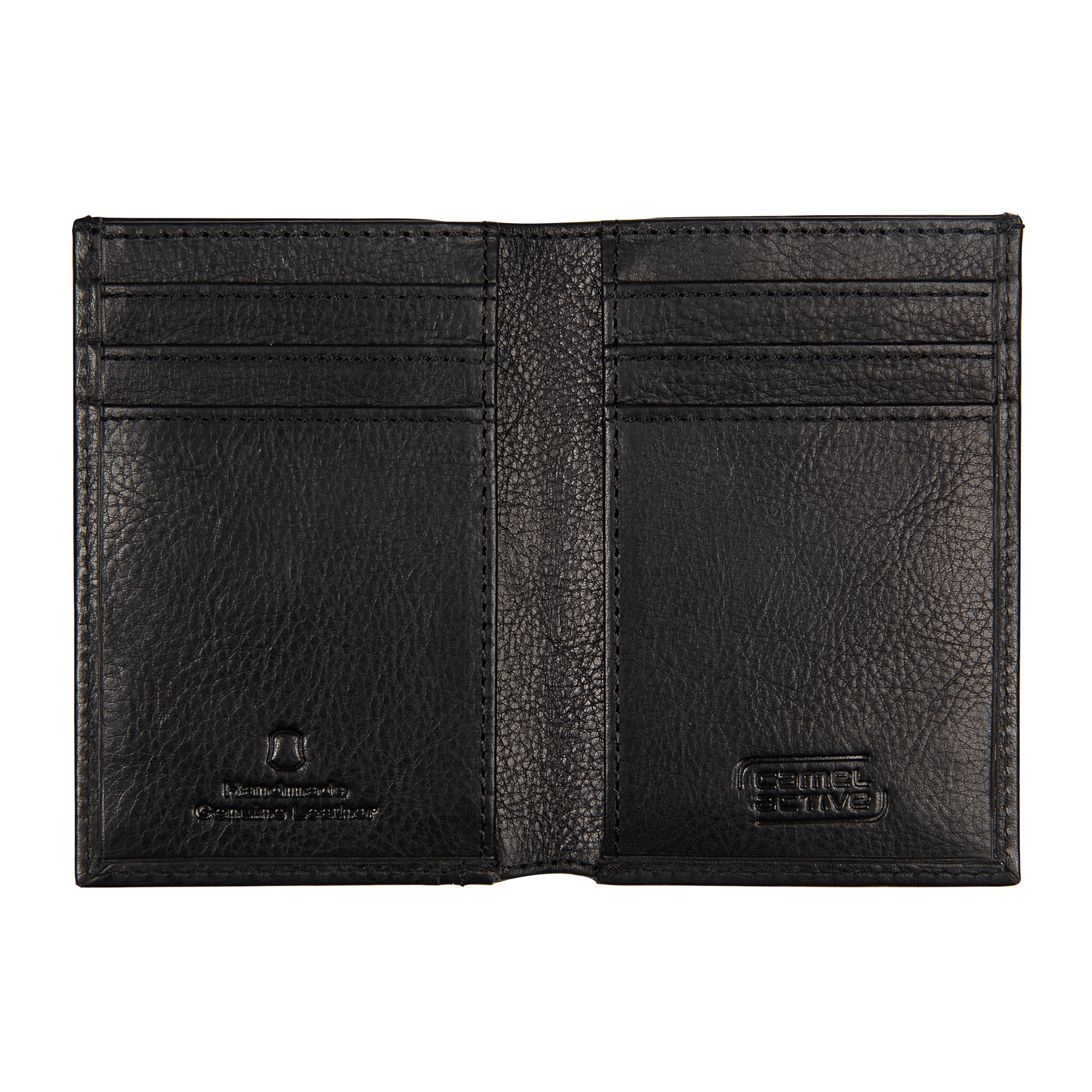 camel active Kartenetui »Pine« aus pflanzlich gegerbtem Rindsleder im kernigen Look mit RFID-Schutz