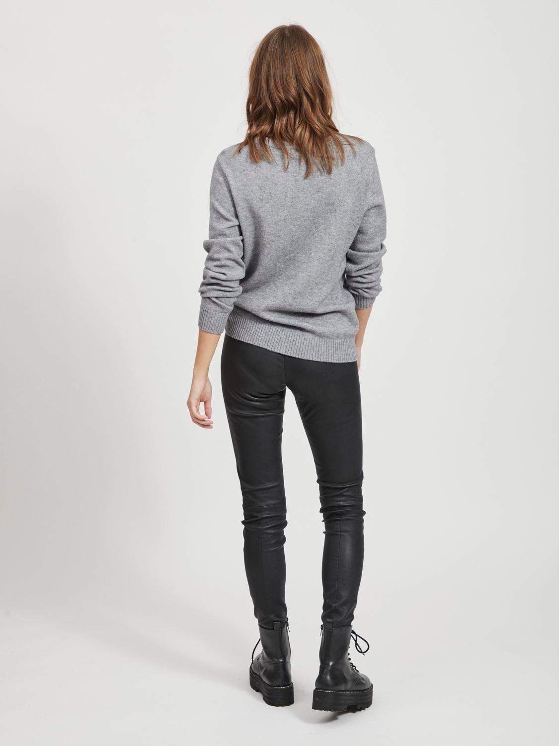 Vila Rundhalspullover »VIRIL O-NECK L/S KNIT TOP - NOOS«