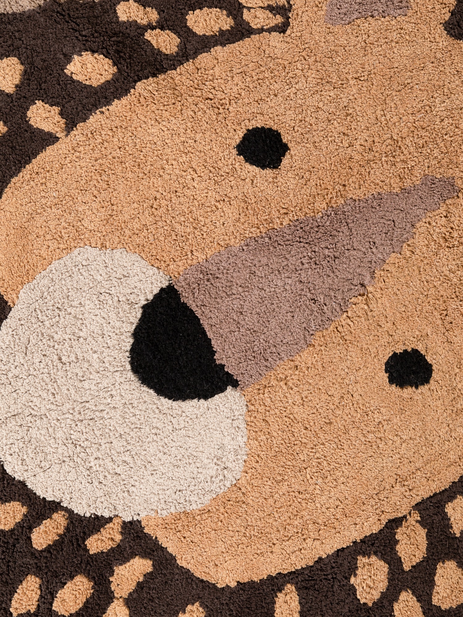 HANSE Home Kinderteppich »Roary« Motivform 10 mm Höhe Waschbar, Handgemacht, Weich, Rutschfest, Spielteppich Kinderzimmer