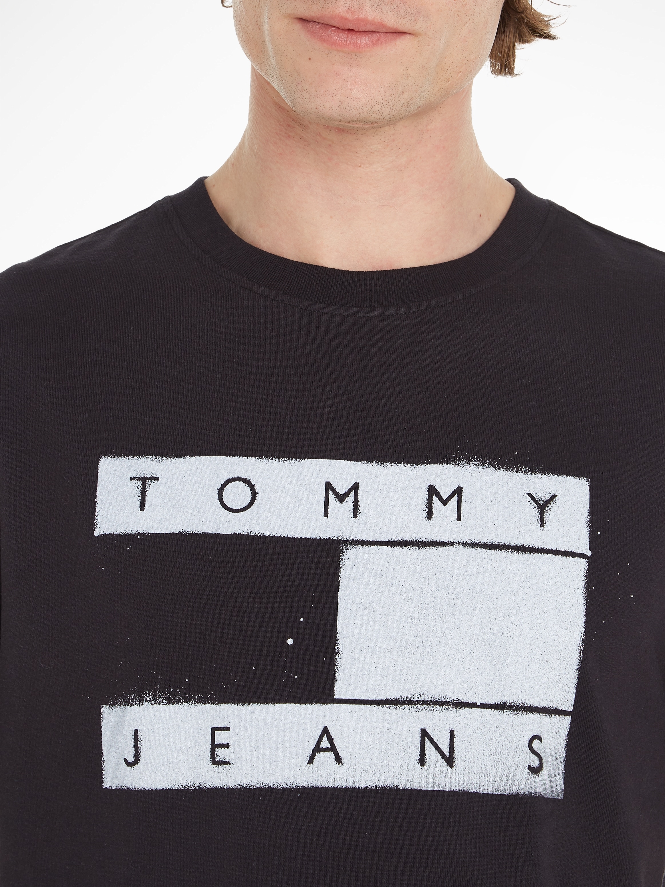 Tommy Jeans T-Shirt »TJM bei CLSC SPRAY FLAG TEE« ♕