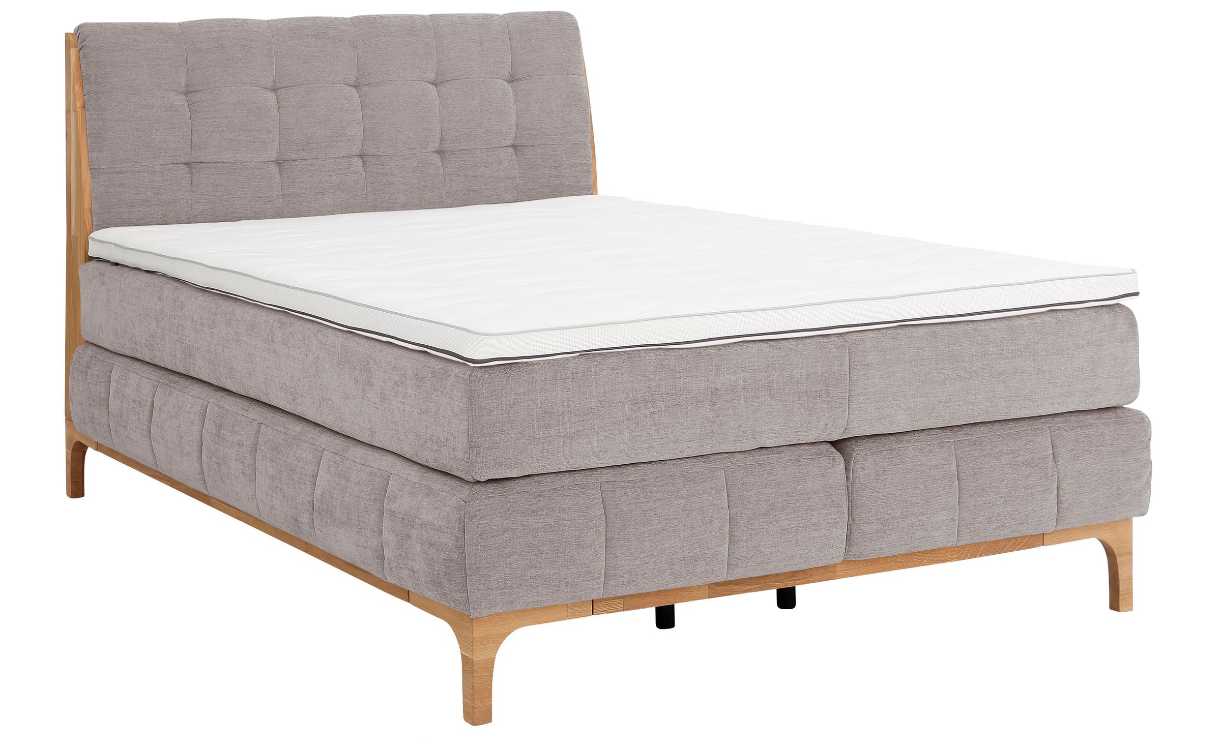 OTTO products Boxspringbett »Jelle«, (5 St.), zertifizierte, recycelte Bezugsstoffe, verschiedene Ausführungen